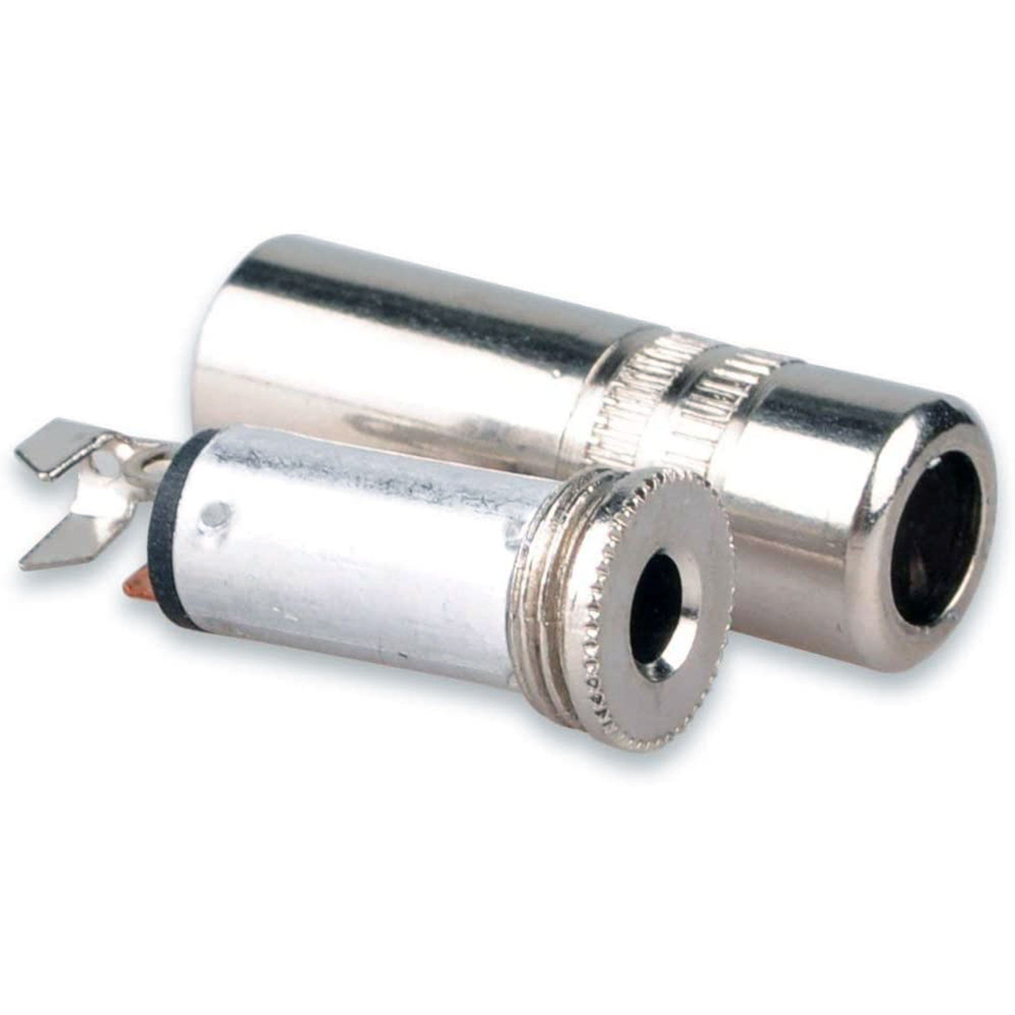 Performance Audio In-Line 3.5mm (1/8") TRS Stereo Female Jack (Silver)