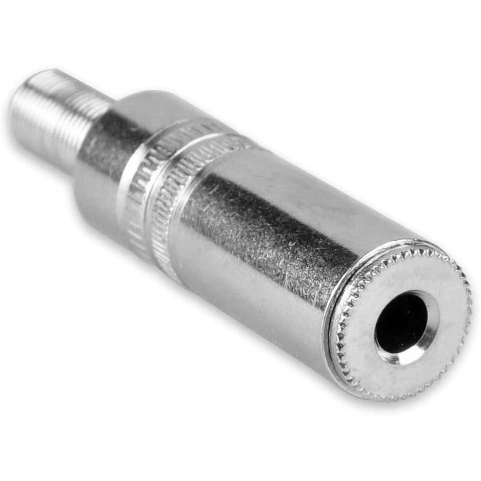 Performance Audio In-Line 3.5mm (1/8") TRS Stereo Female Jack (Silver)