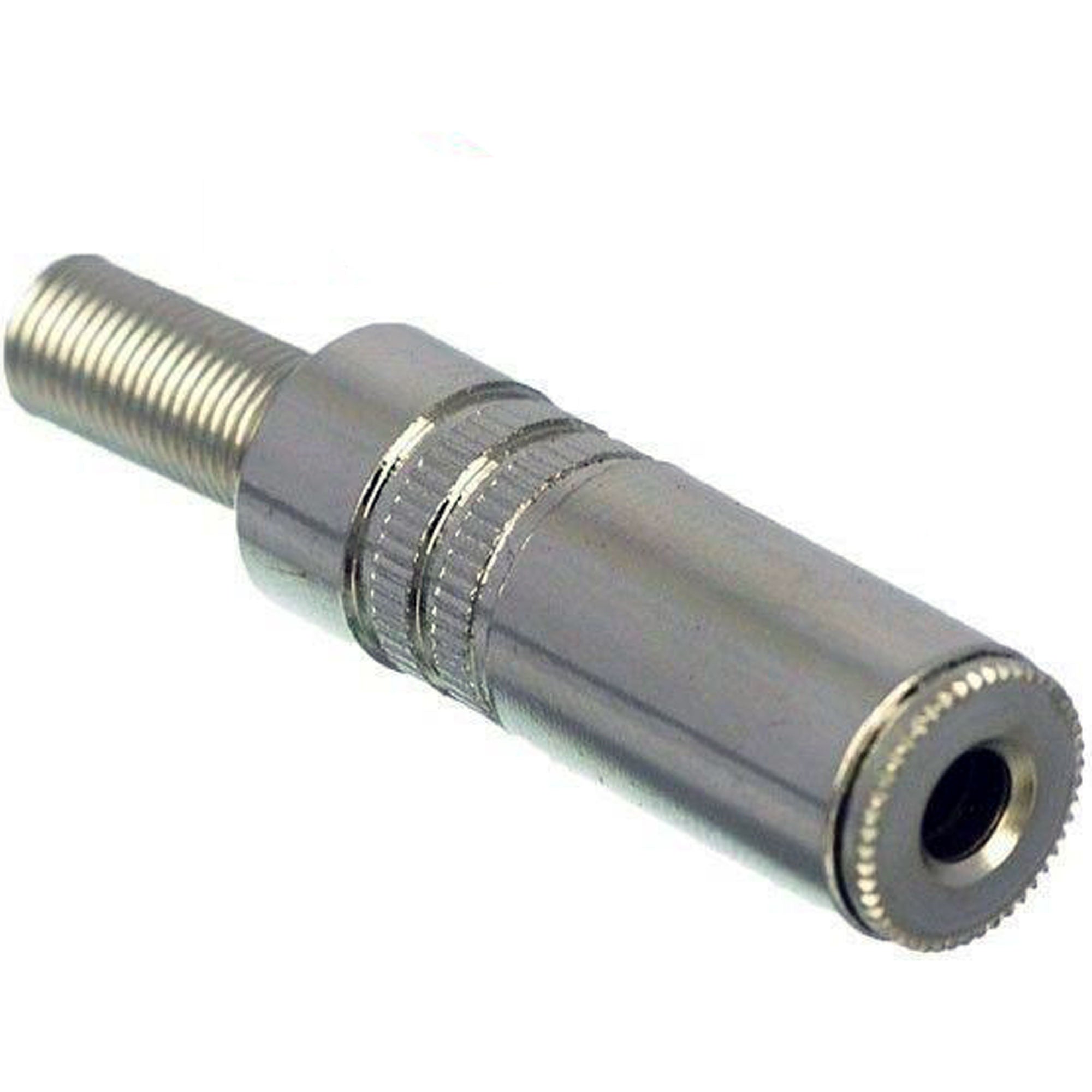 Performance Audio In-Line 3.5mm (1/8") TRS Stereo Female Jack (Silver)