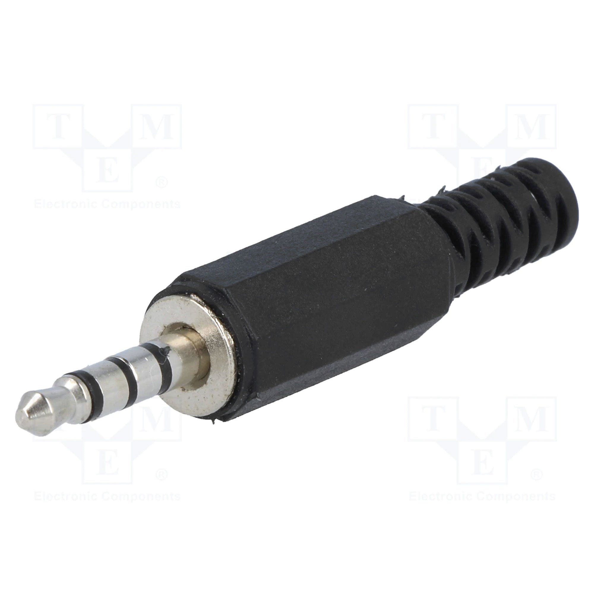 Performance Audio In-Line 3.5mm (1/8") TRRS 4-Pole Male Plug (Black Plastic, 10 Pack)