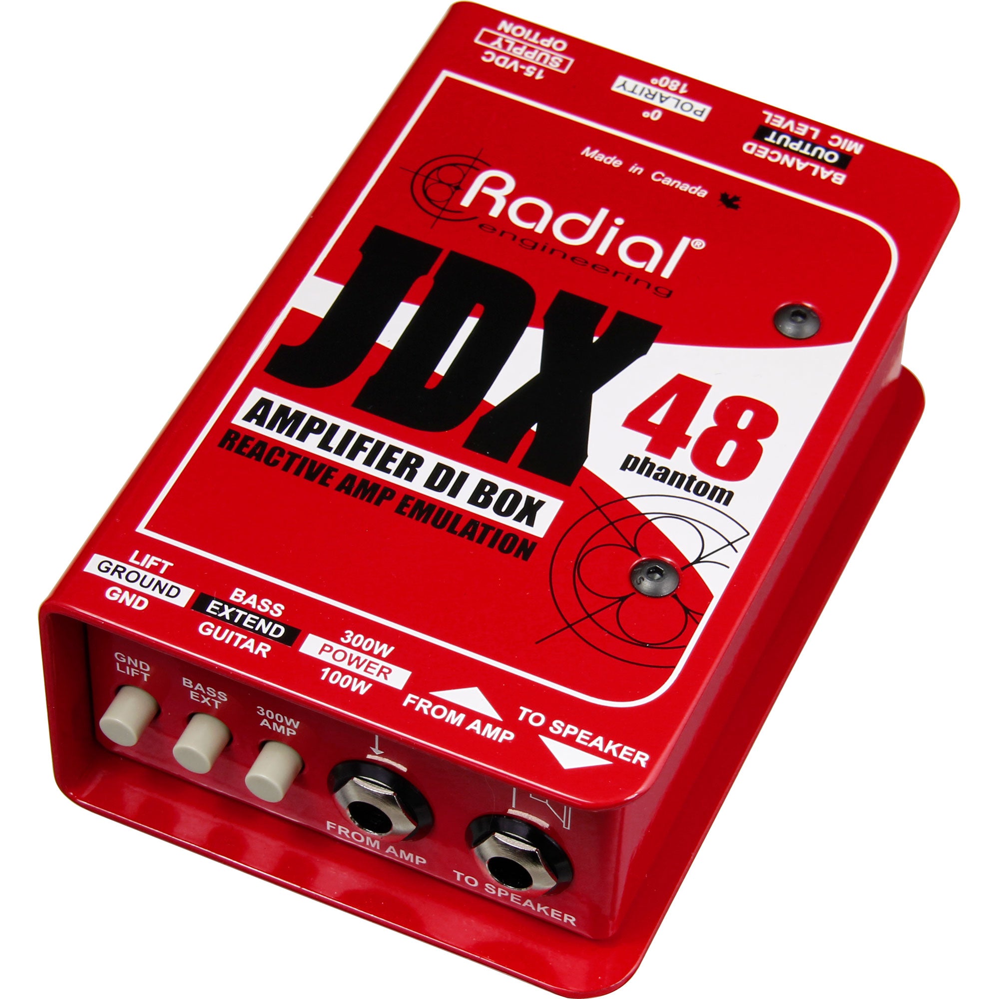 Radial Engineering JDX 48 Phantom Powered Guitar Amp Direct Box