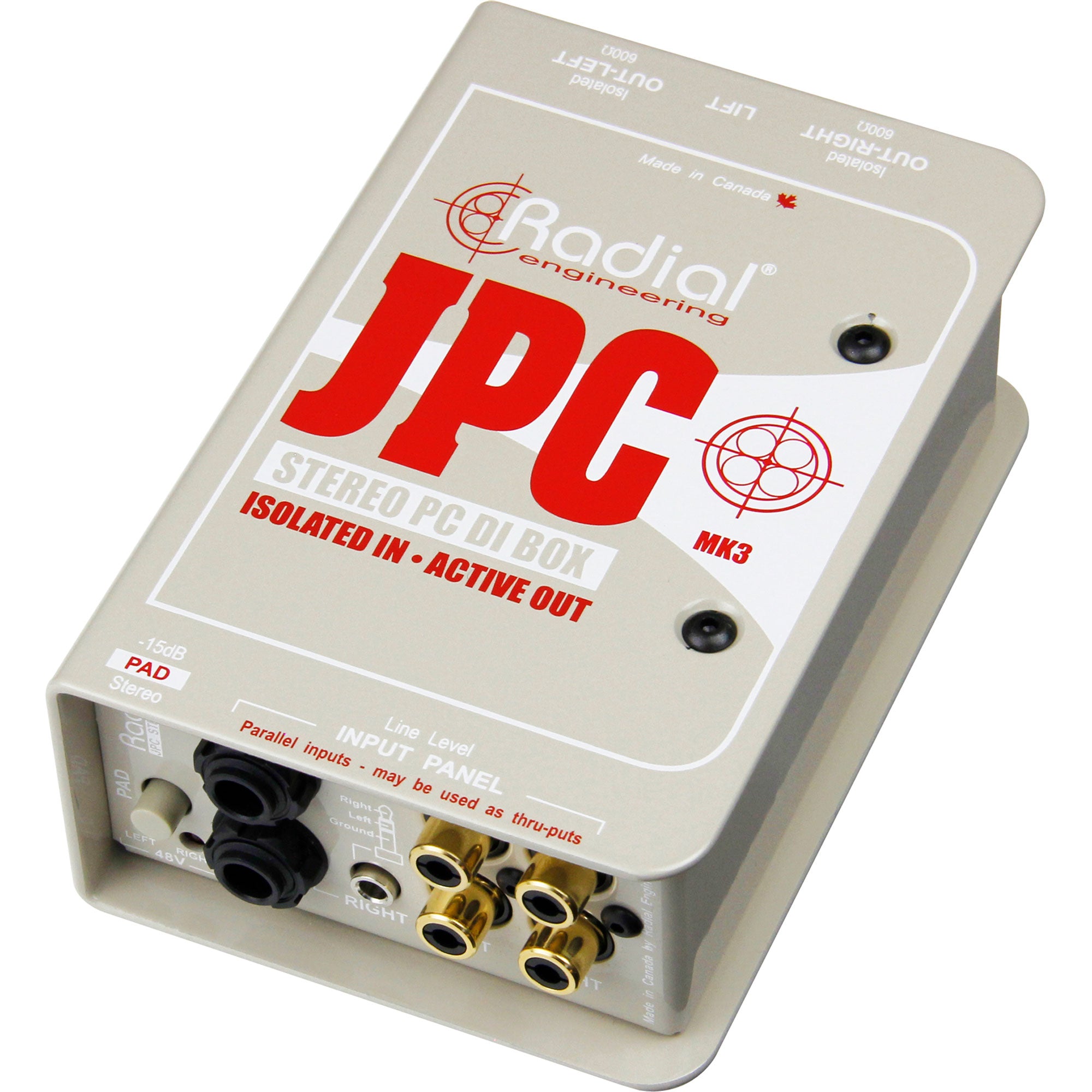 Radial Engineering JPC Stereo PC-AV Active Direct Box