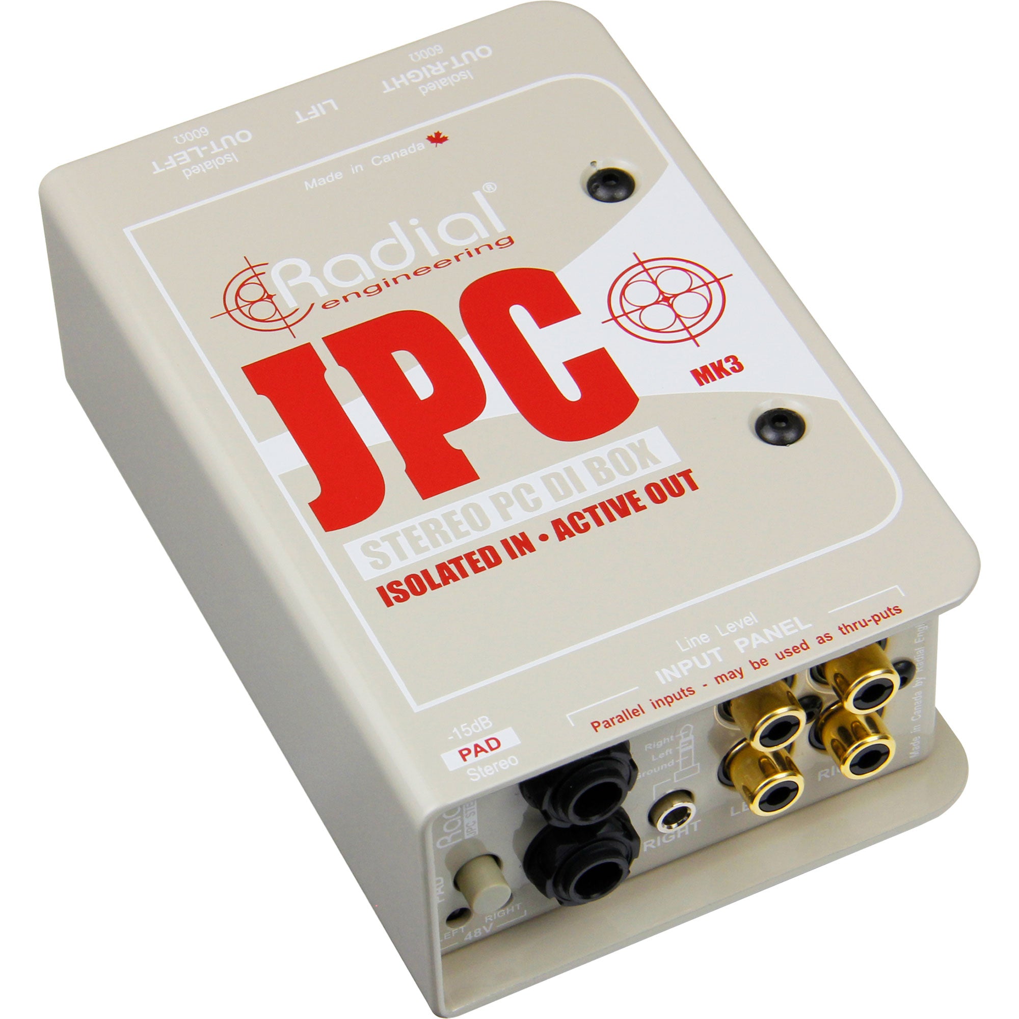 Radial Engineering JPC Stereo PC-AV Active Direct Box