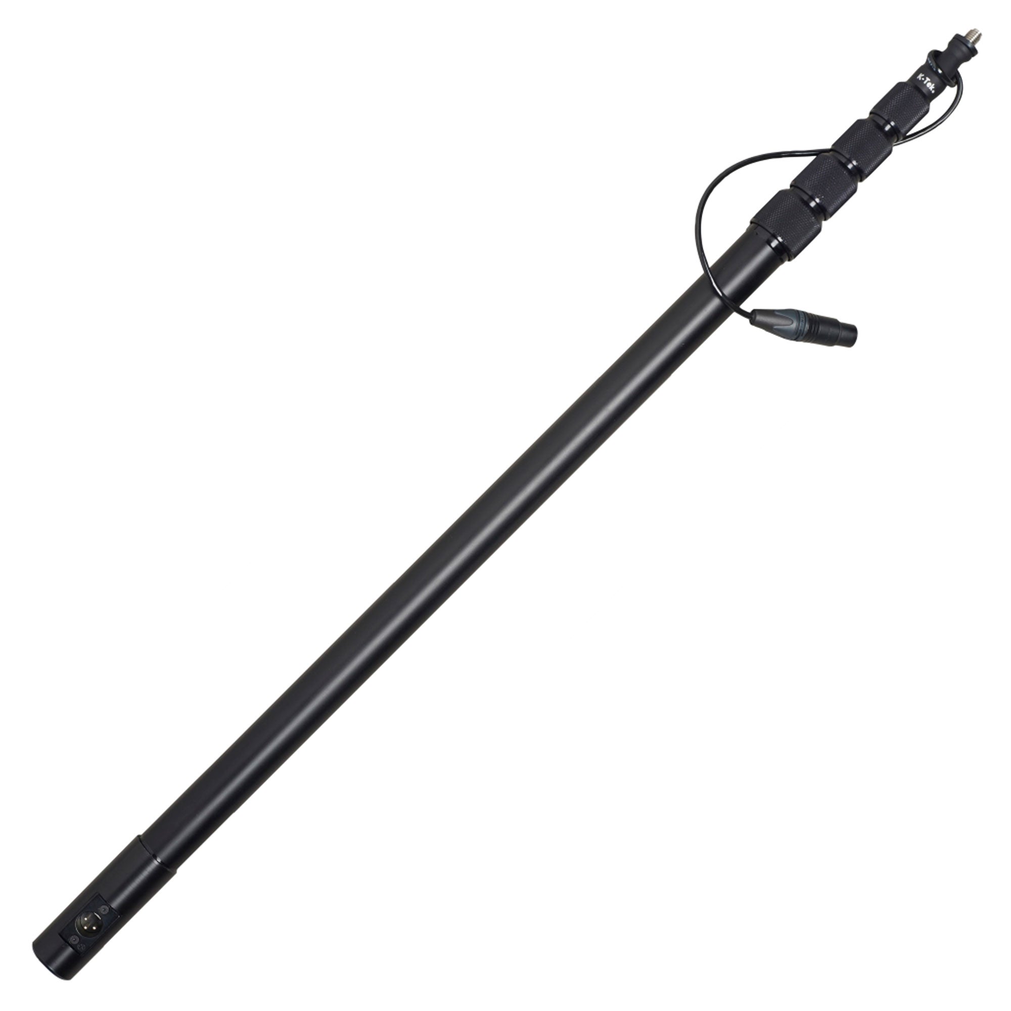 K-Tek KE144CCR Avalon Aluminum Boompole with Internal Coiled Cable (Right Angle Exit)