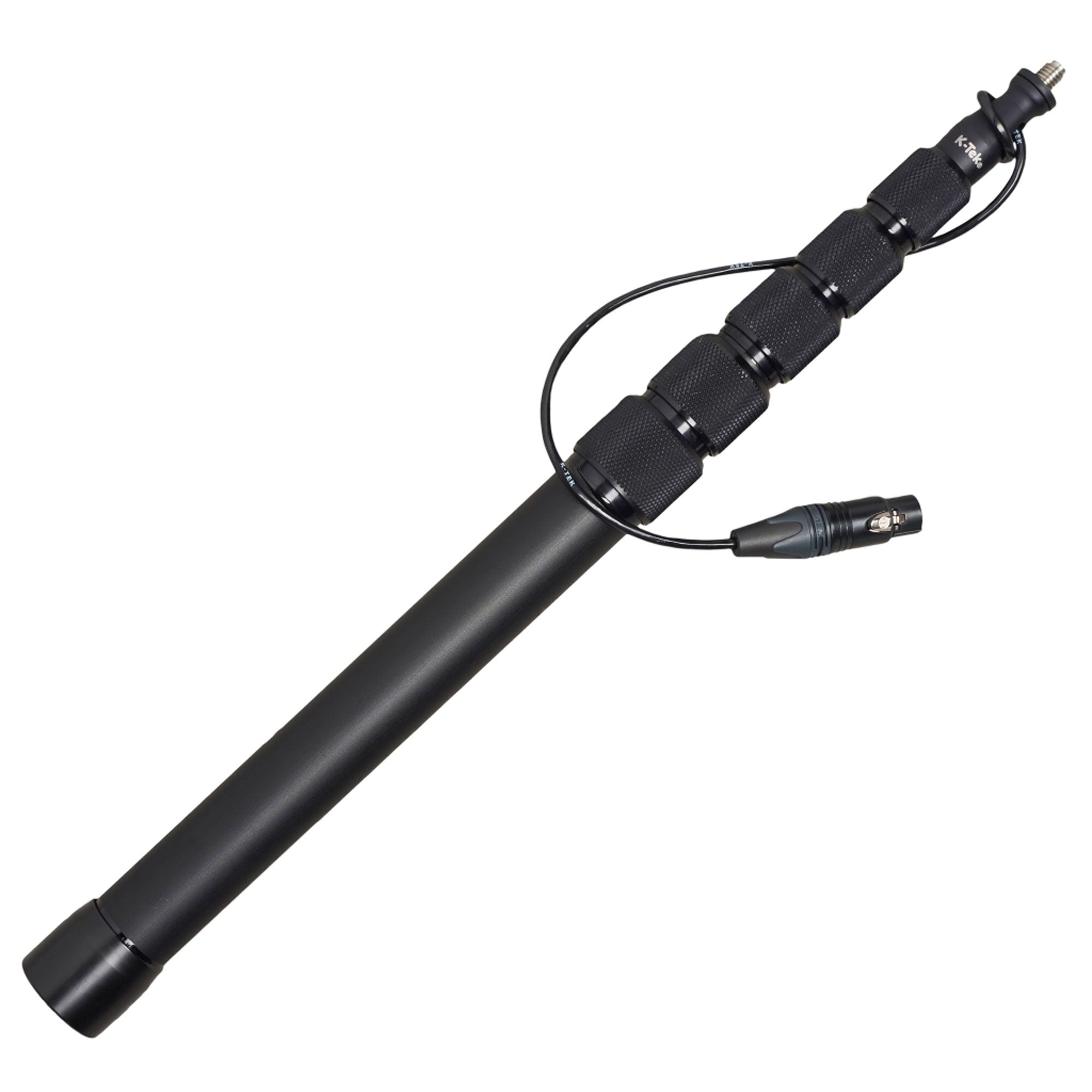 K-Tek KE79CC Avalon Aluminum Traveler Boompole with Internal Coiled Cable (Straight Exit)