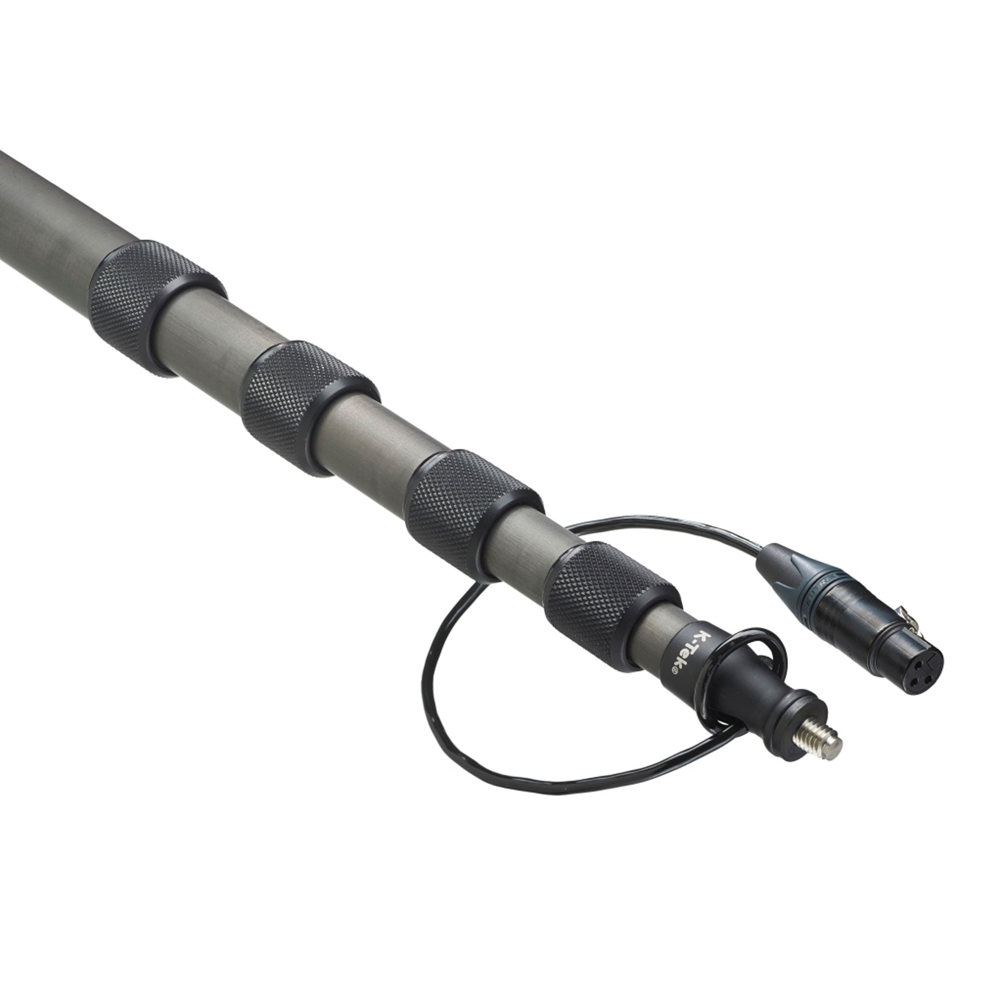 K-Tek KEG100CCR Avalon Graphite Boompole with Internal Coiled Cable (Right Angle Exit)