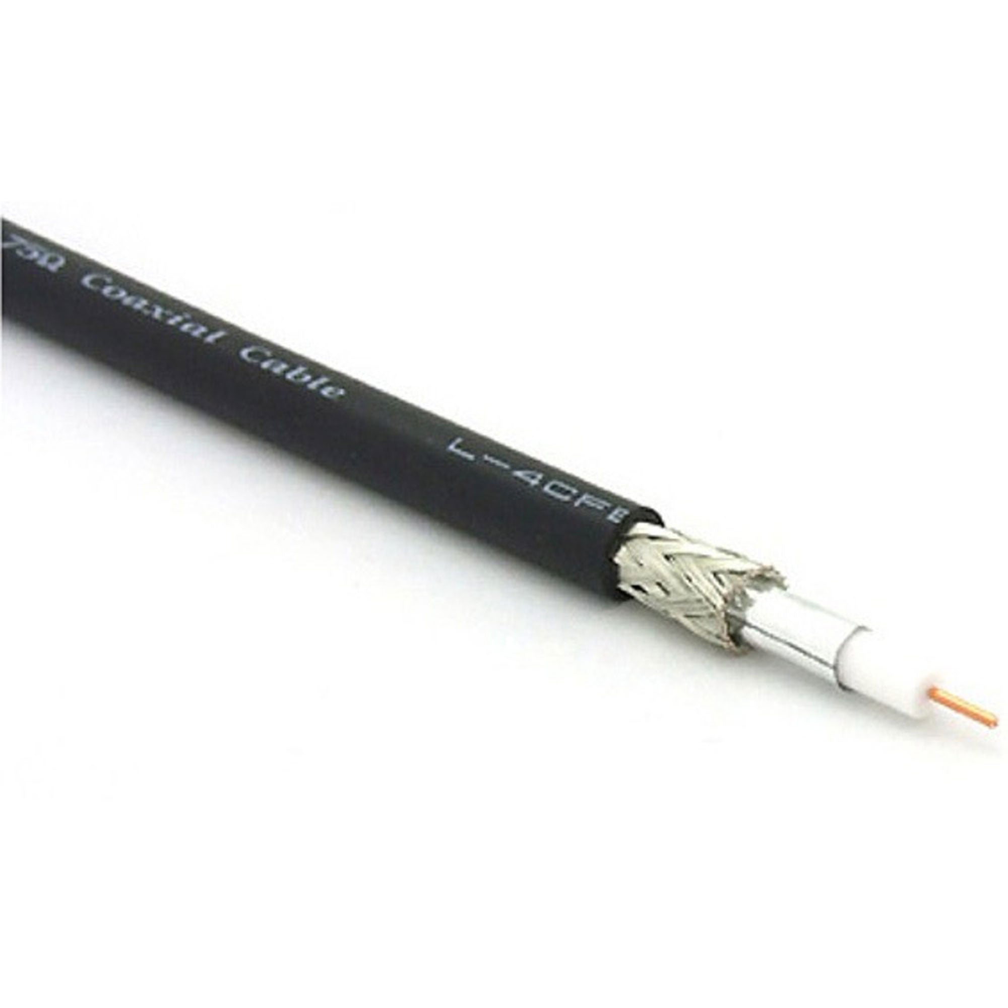 Canare L-4CFB 75 Ohm 3G-SDI / HD-SDI Digital Video Coaxial Cable RG-59 Type (Black, By the Foot)