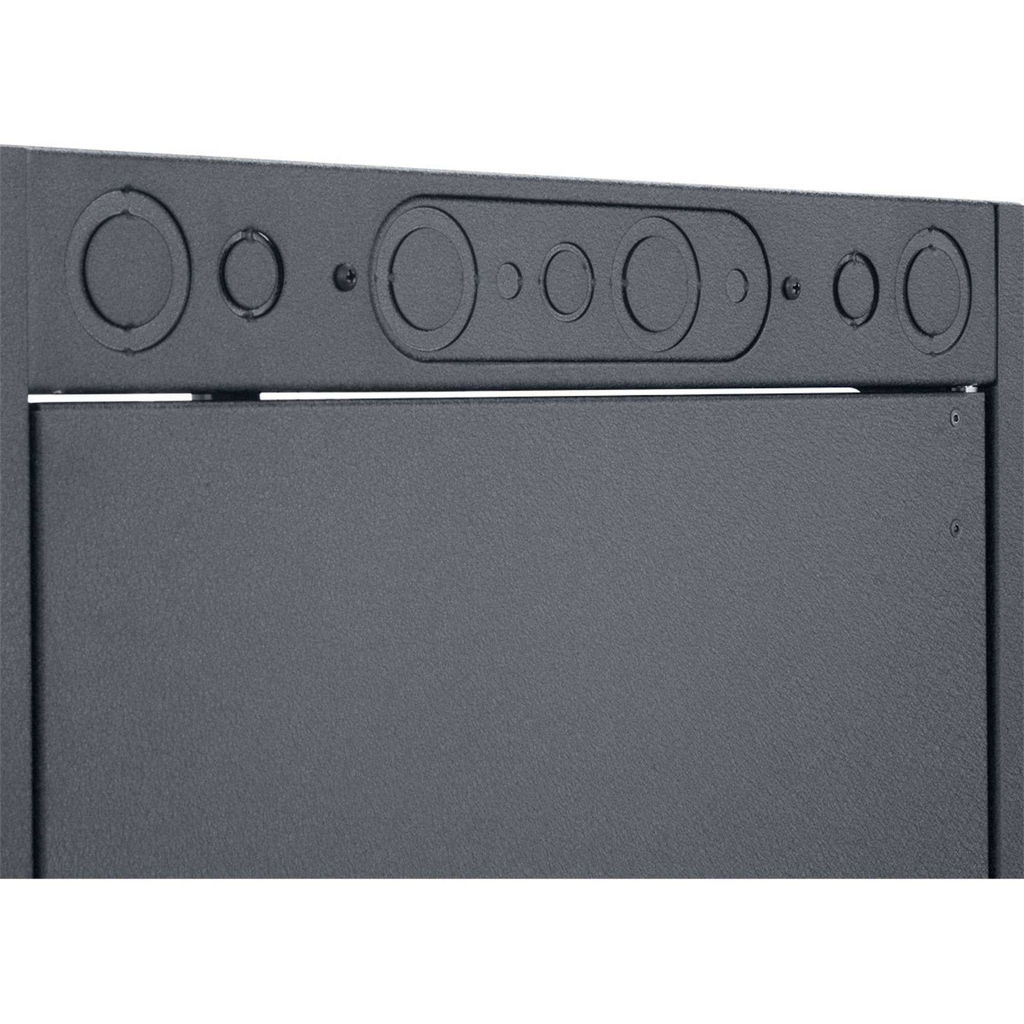 Lowell LGNR-4432 Gangable Narrow Rack with Rear Door (44U x 32" Deep)