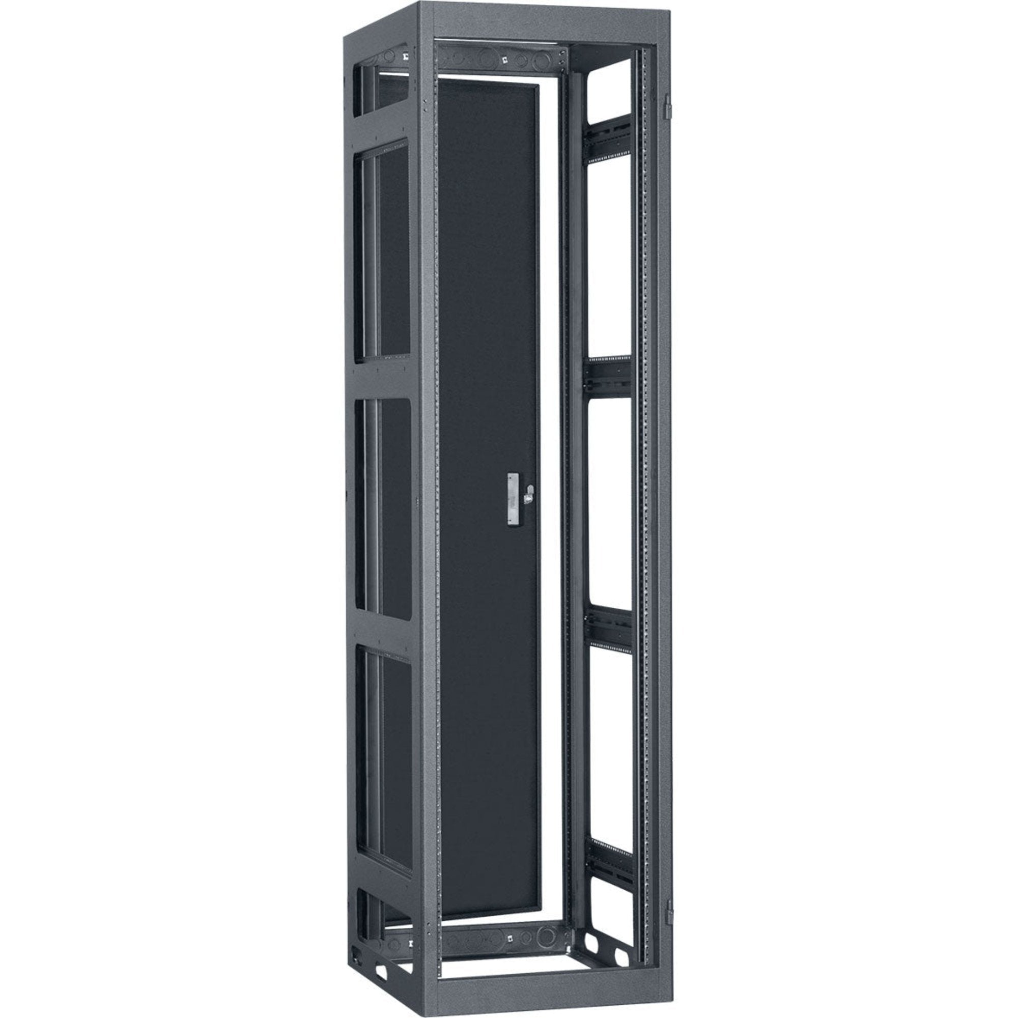 Lowell LGNR-4432 Gangable Narrow Rack with Rear Door (44U x 32" Deep)