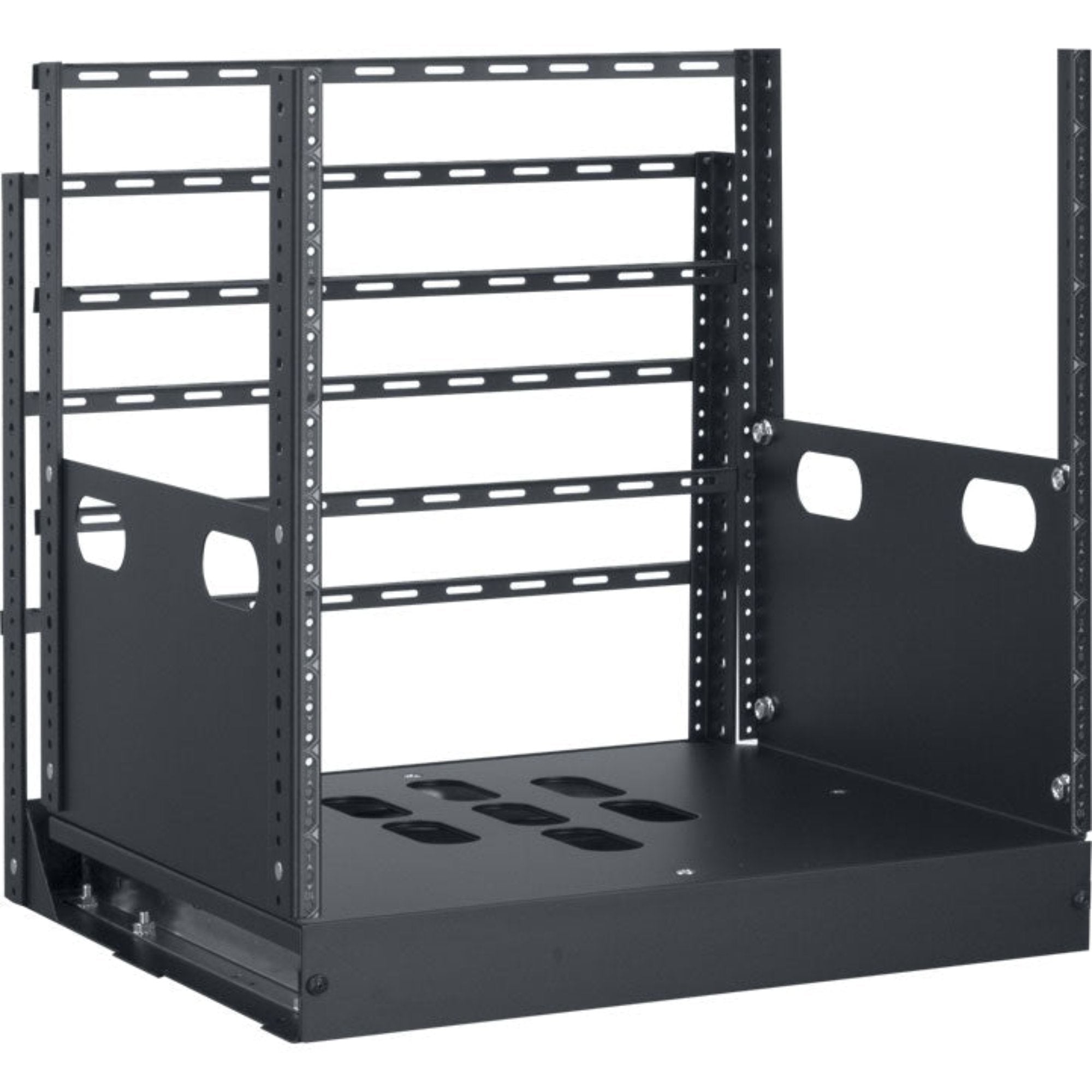 Lowell LPTR2-1019 Pull & Turn Rack with 2-Slides (10U, 19")