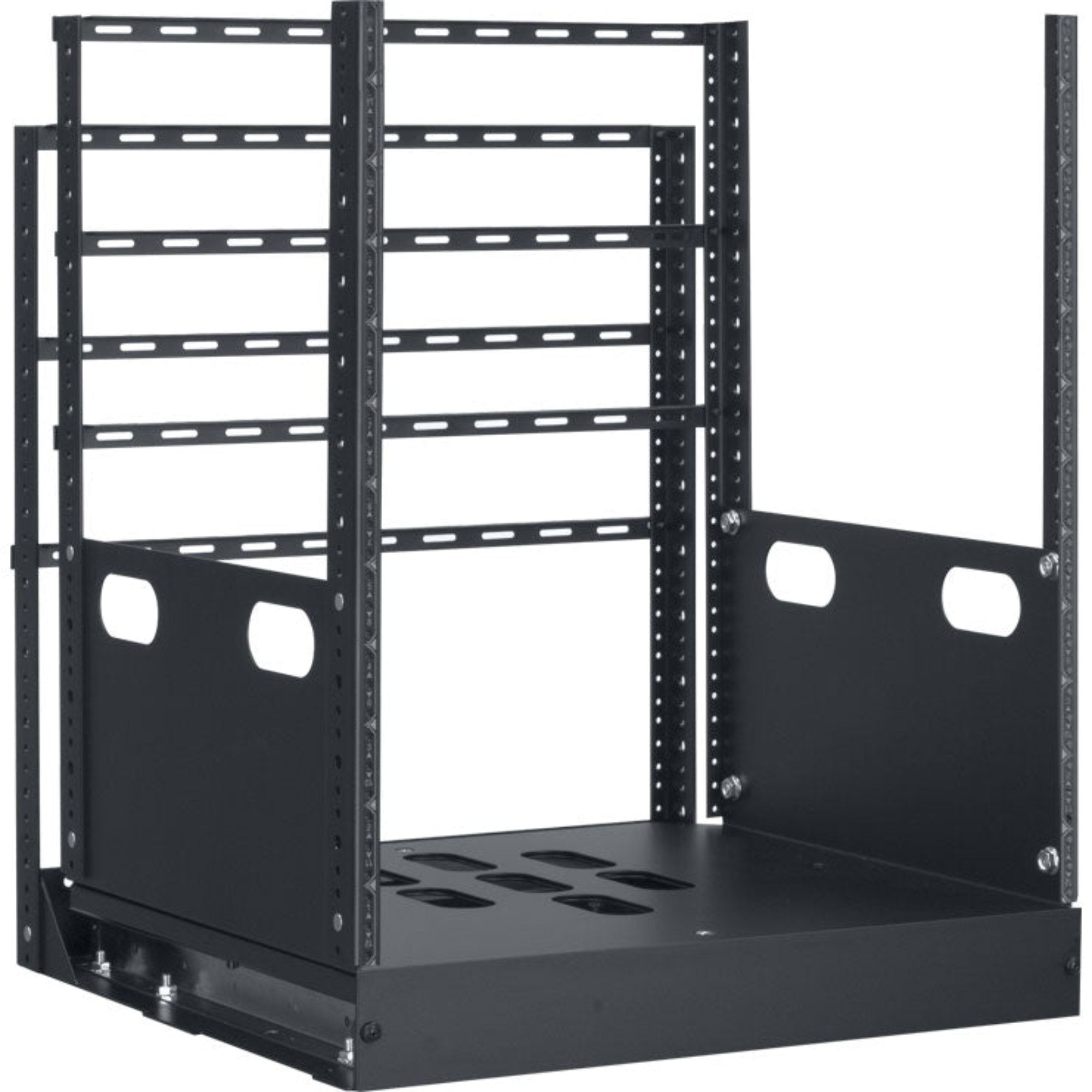 Lowell LPTR2-1219 Pull & Turn Rack with 2-Slides (12U, 19")