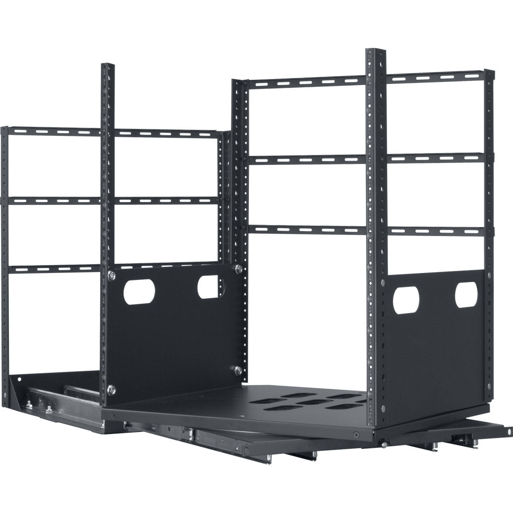 Lowell LPTR4-1219 Pull & Turn Rack with 4-Slides (12U, 19")