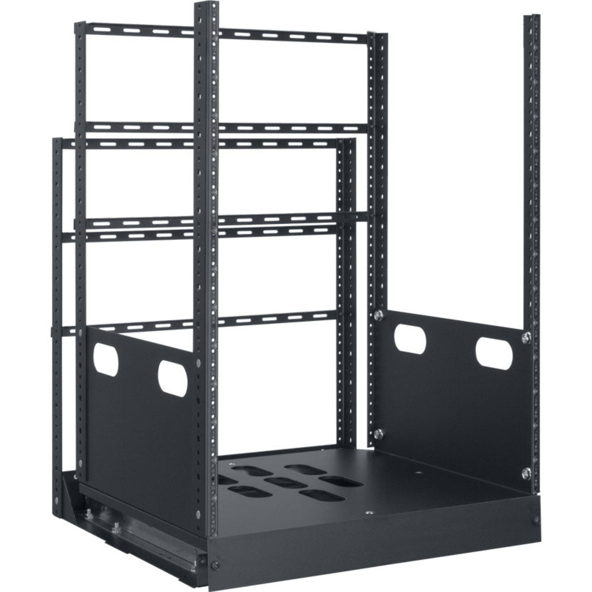 Lowell LPTR4-1423 Pull & Turn Rack with 4-Slides (10U, 23")