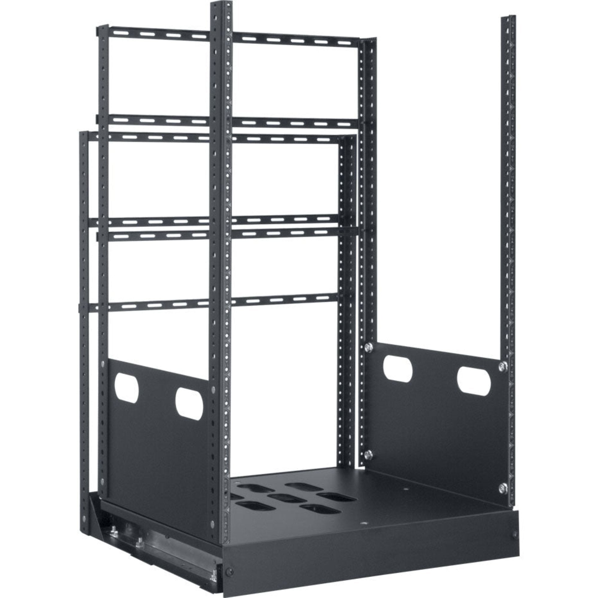 Lowell LPTR4-1619 Pull & Turn Rack with 4-Slides (16U, 19")