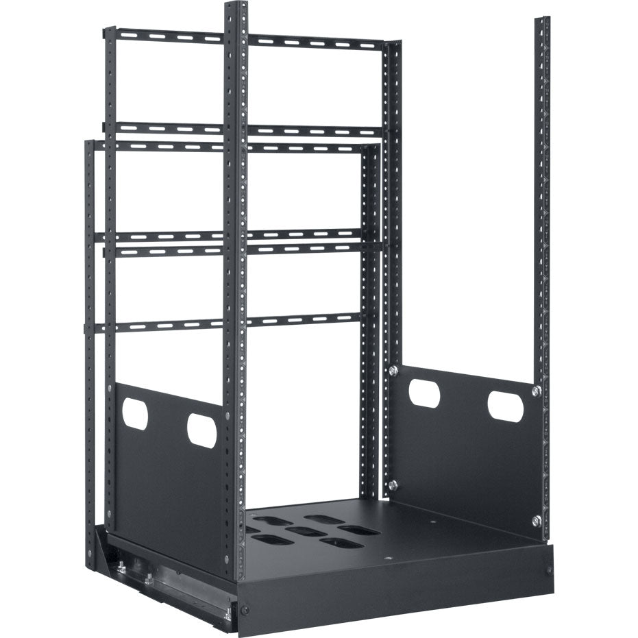 Lowell LPTR4-1623 Pull & Turn Rack with 4-Slides (16U, 23")