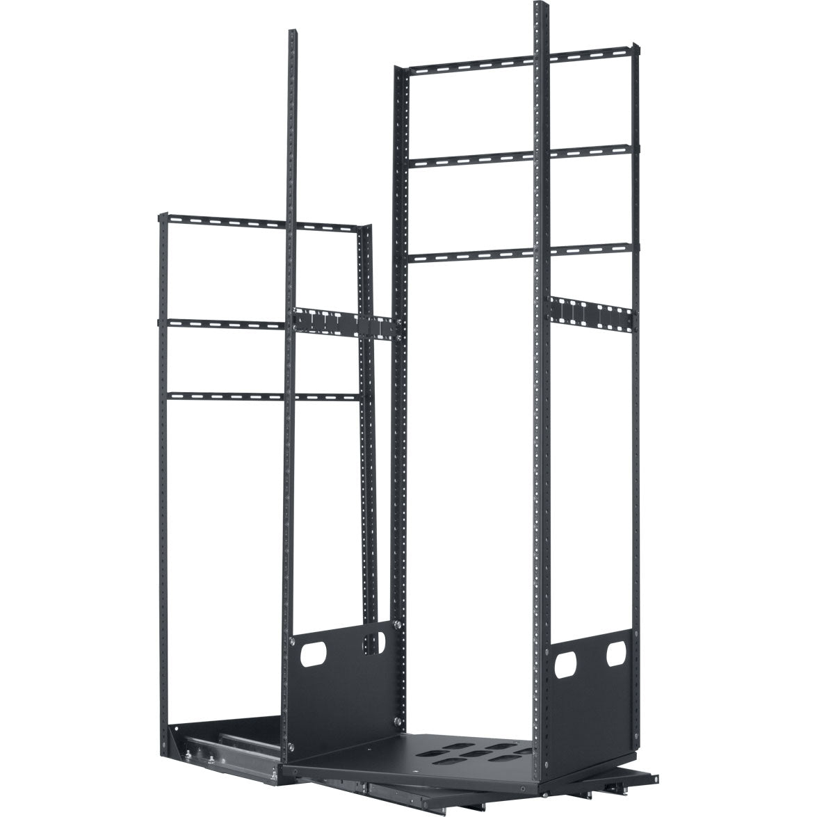 Lowell LPTR4-2819 Pull & Turn Rack with 4-Slides (28U, 19")