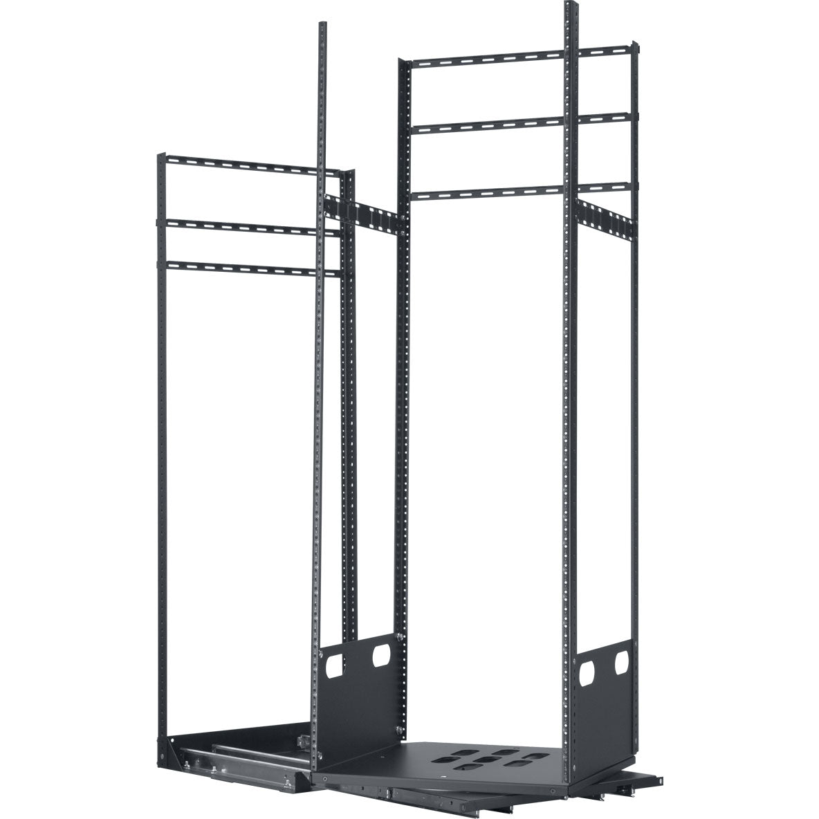 Lowell LPTR4-3019 Pull & Turn Rack with 4-Slides (30U, 19")