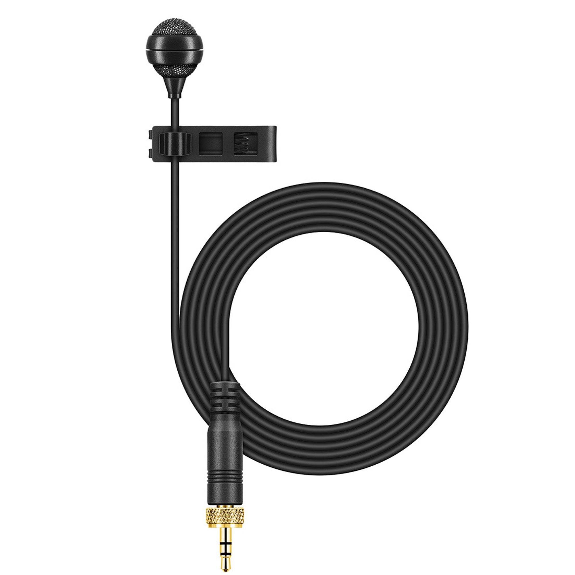 Sennheiser ME 4 Cardioid Lavalier Microphone with Locking 3.5mm Connector (Black)