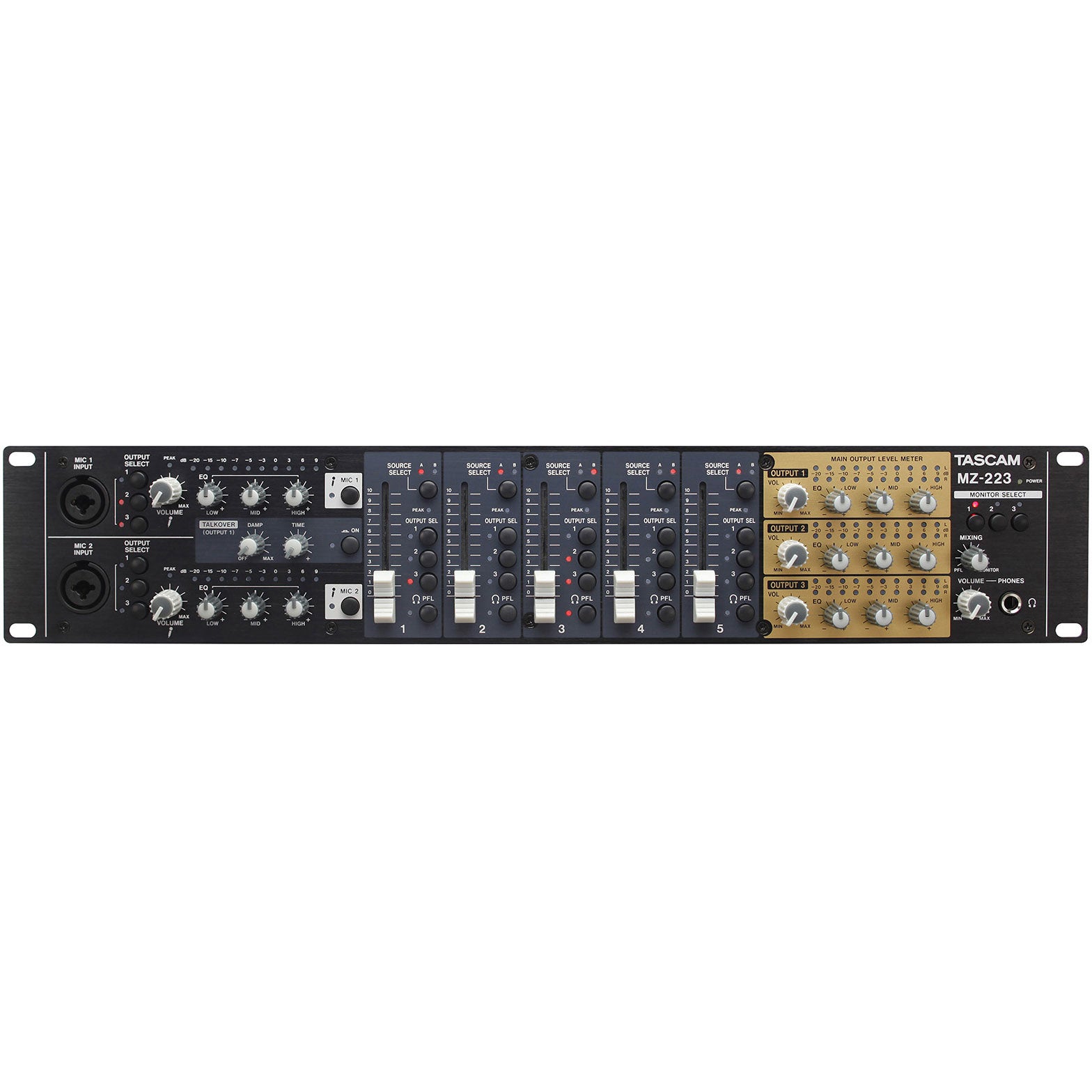 Tascam MZ-223 Industrial-Grade Zone Mixer