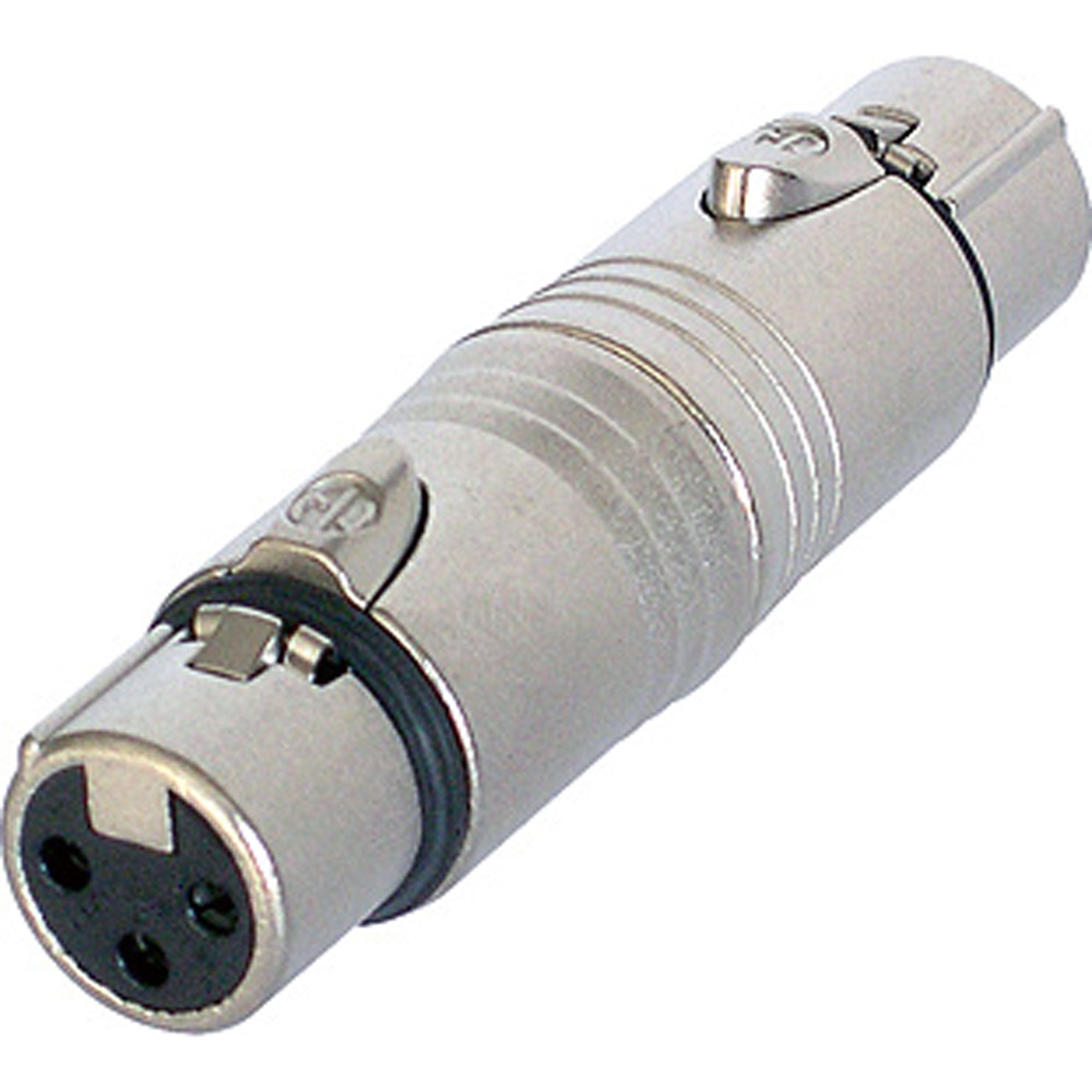 Neutrik NA3FF 3-Pin XLR Female to 3-Pin XLR Female Adapter (Silver)