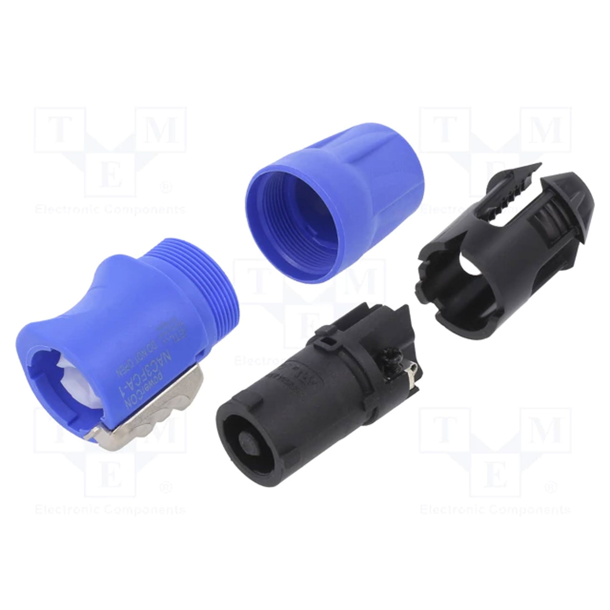 Neutrik NAC3FCA-1 powerCON Cable Connector (Blue, Power In, V-0 Rated)