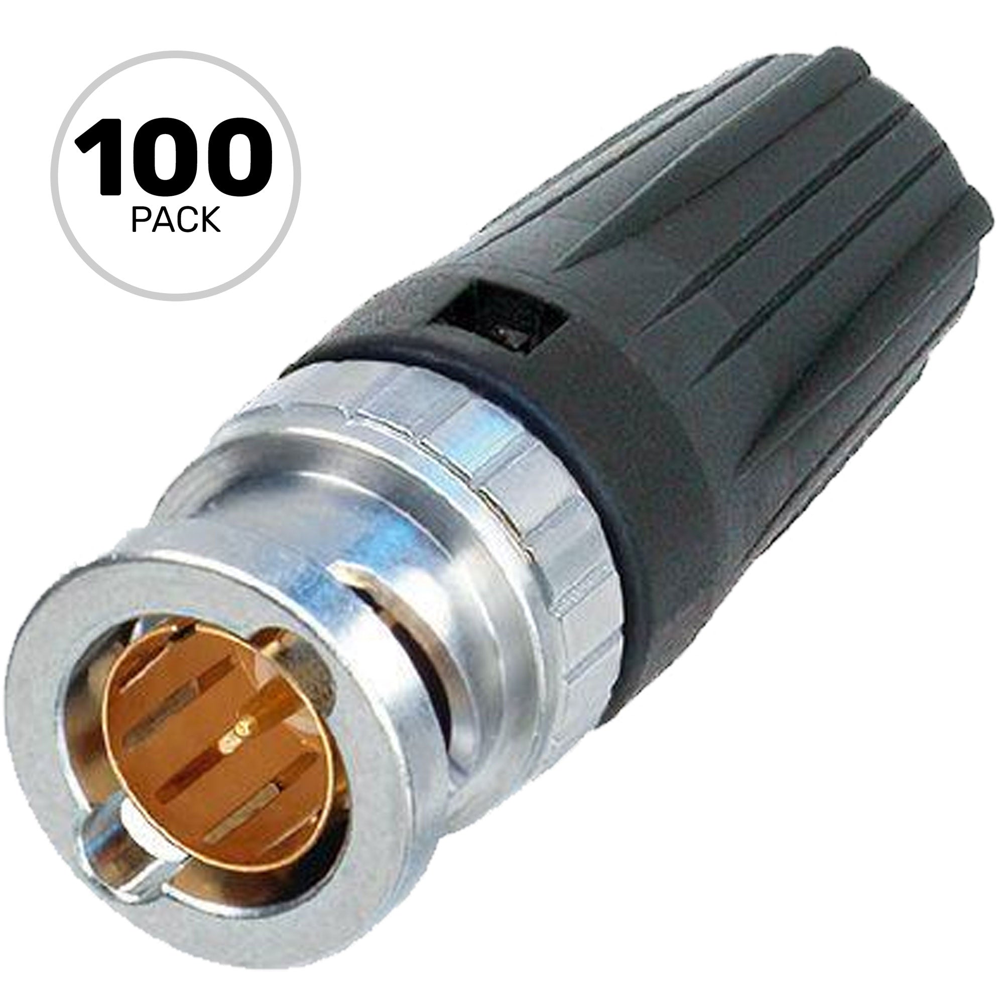 Neutrik NBNC75BFG7 rearTWIST HD 75 Ohm BNC Cable Connector (Box of 100)