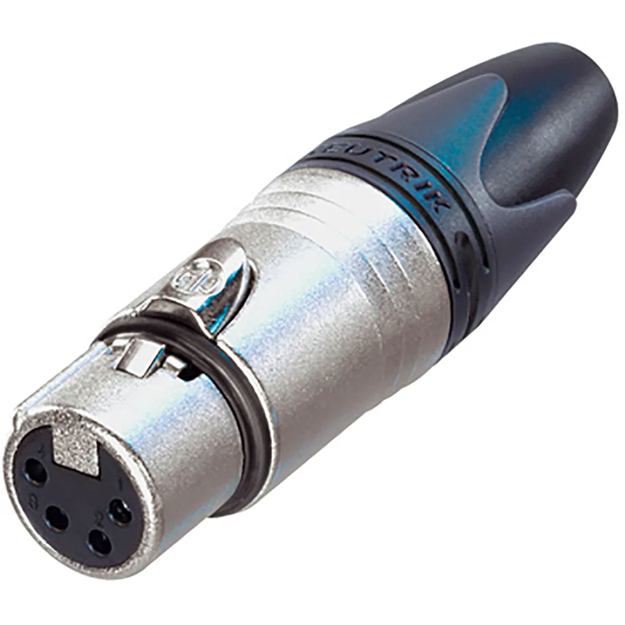 Neutrik NC4FXX Female 4-Pin XLR Cable Connector (Nickel/Silver, Box of 100)