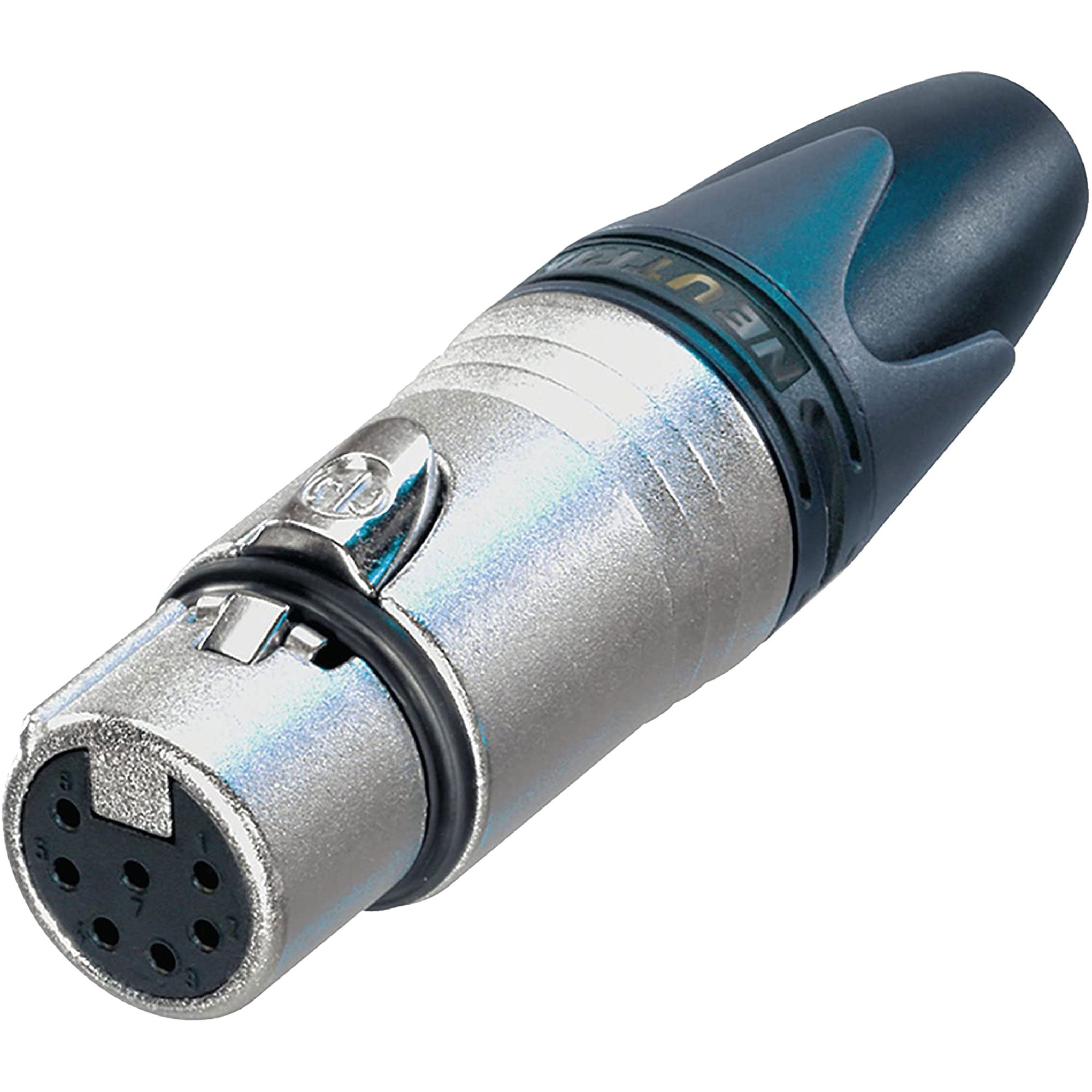 Neutrik NC7FXX Female 7-Pin XLR Cable Connector (Nickel/Silver)