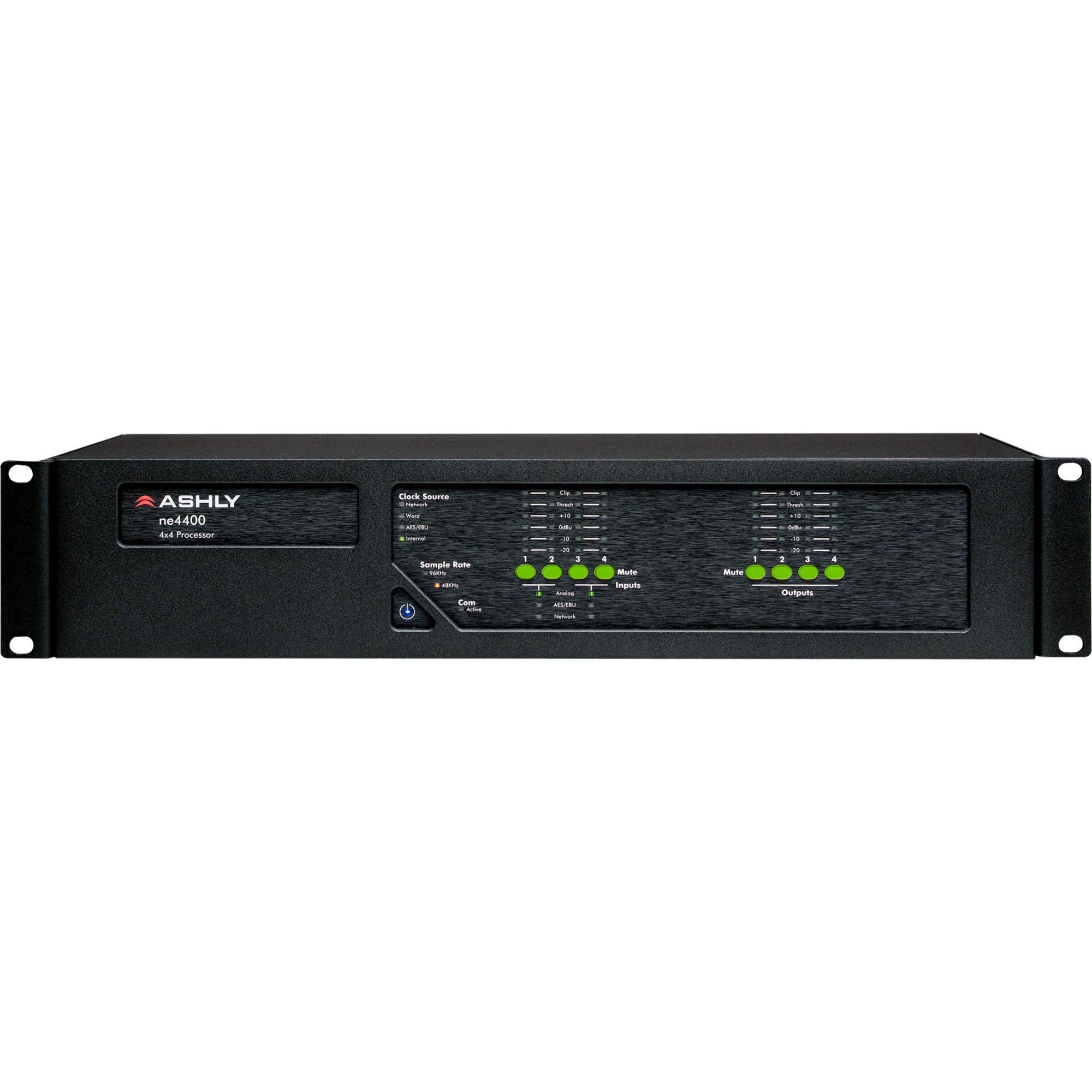 Ashly ne4400asc Network Enabled Protea DSP System Processor with AES In, AES Out & CobraNet (4x4)