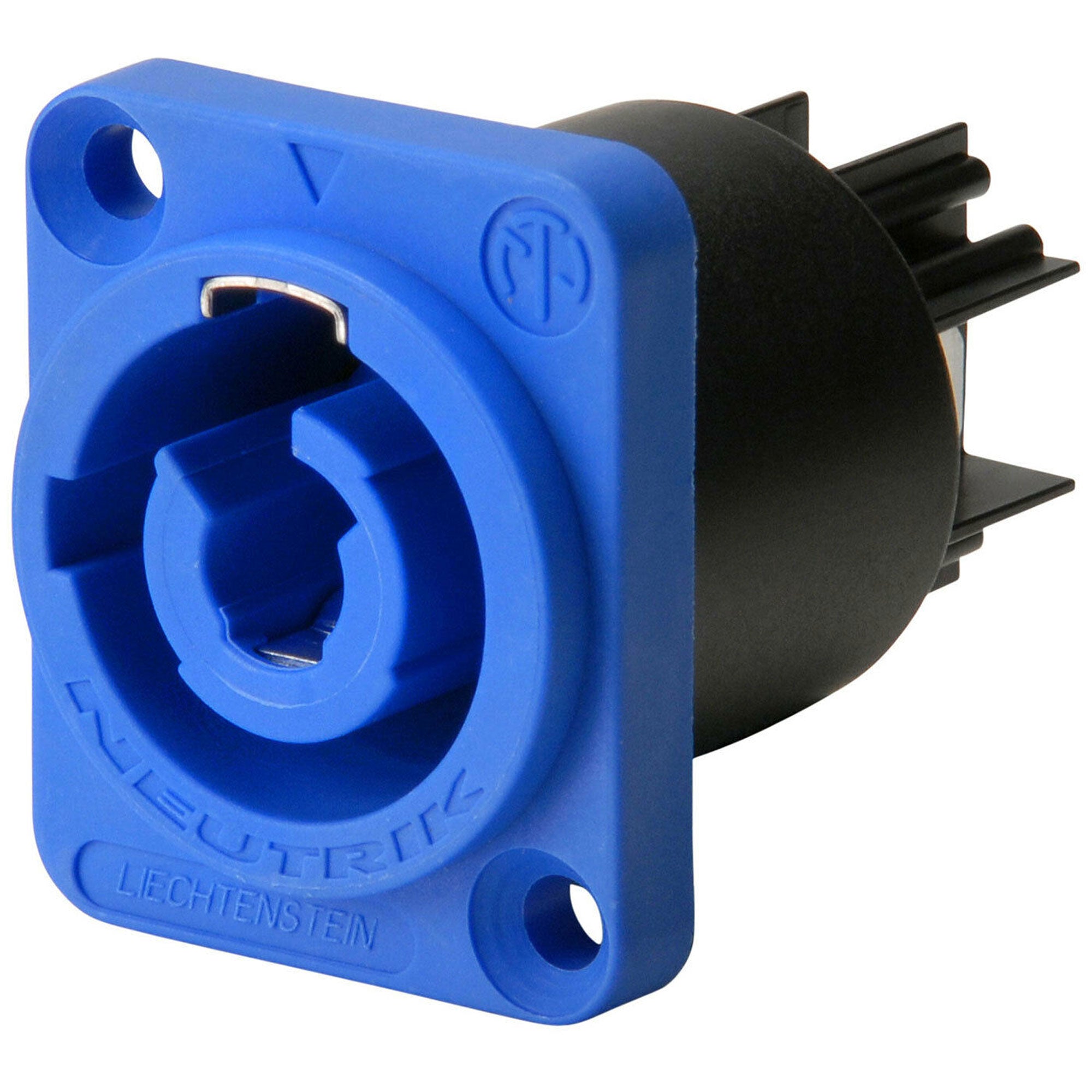 CLEARANCE Neutrik NAC3MPA-1 powerCON Chassis Connector (Blue, Power In, While Supplies Last)