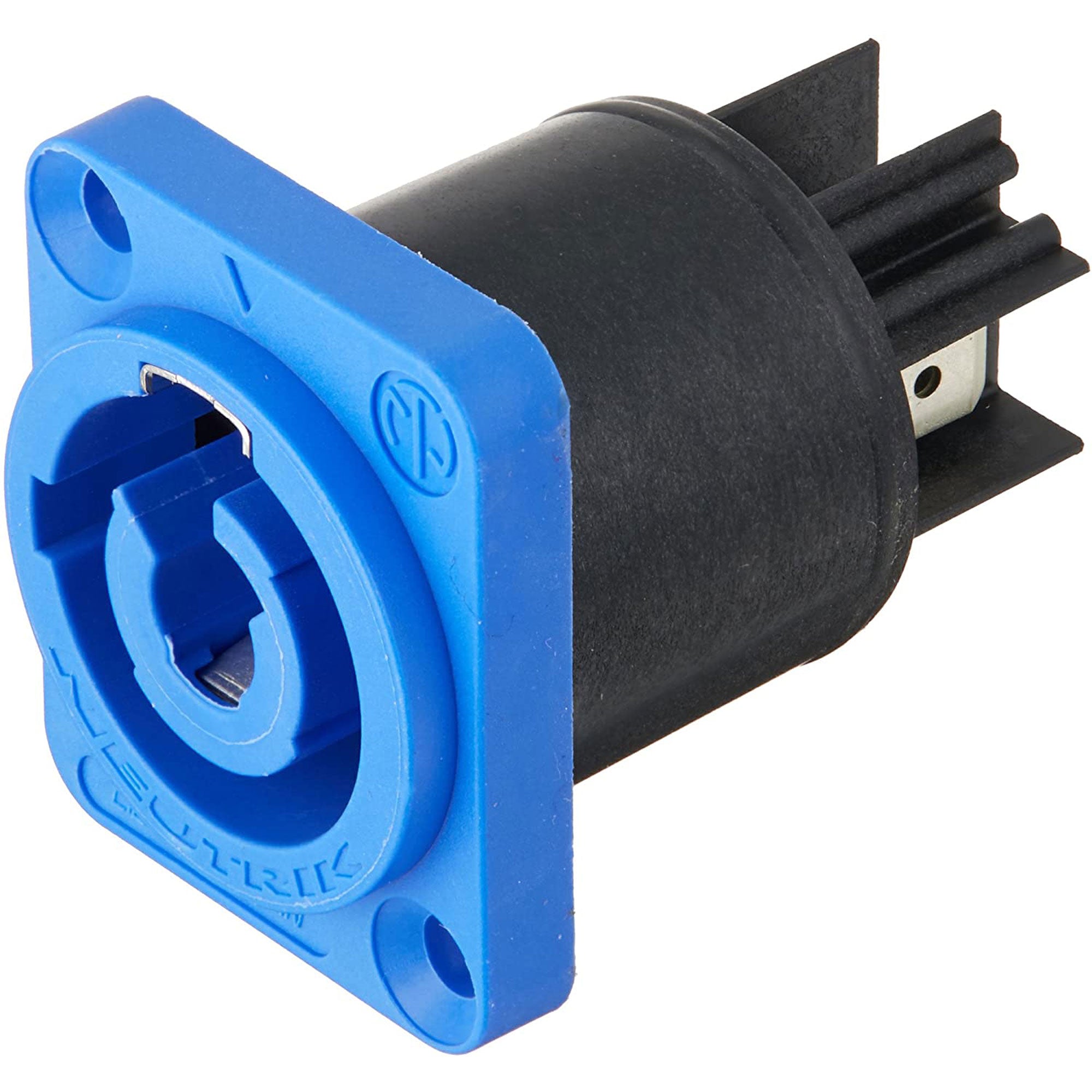 CLEARANCE Neutrik NAC3MPA-1 powerCON Chassis Connector (Blue, Power In, While Supplies Last)