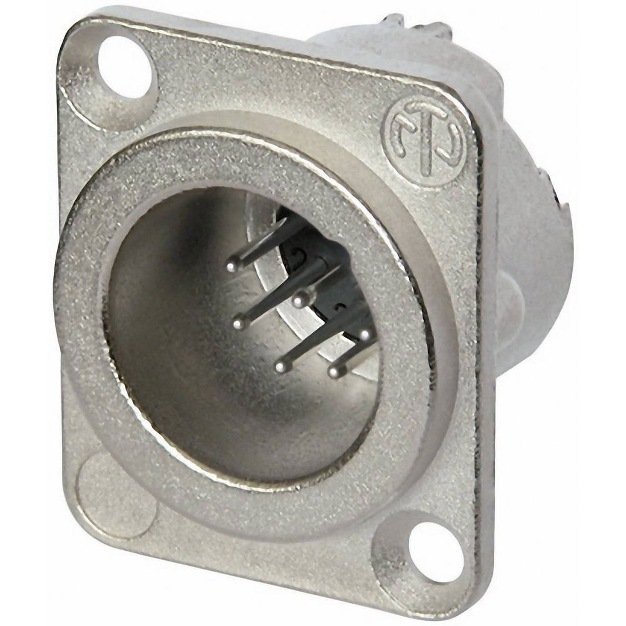 Neutrik NC7MD-LX Male 7-Pin XLR Chassis Connector (Nickel/Silver)