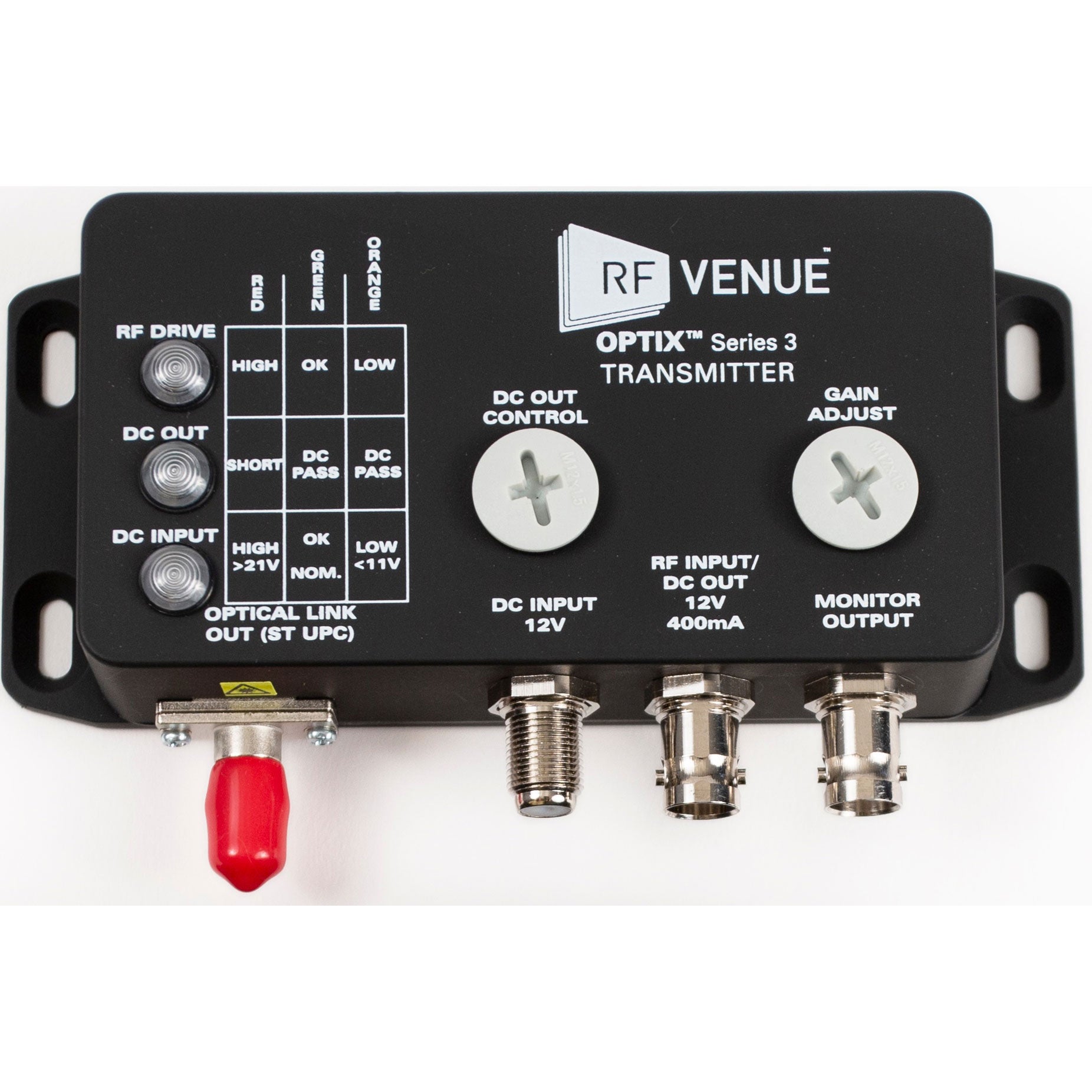 RF Venue OPTIX2-S3 RF Optix Series-3 Two Channel RF to Fiber Kit