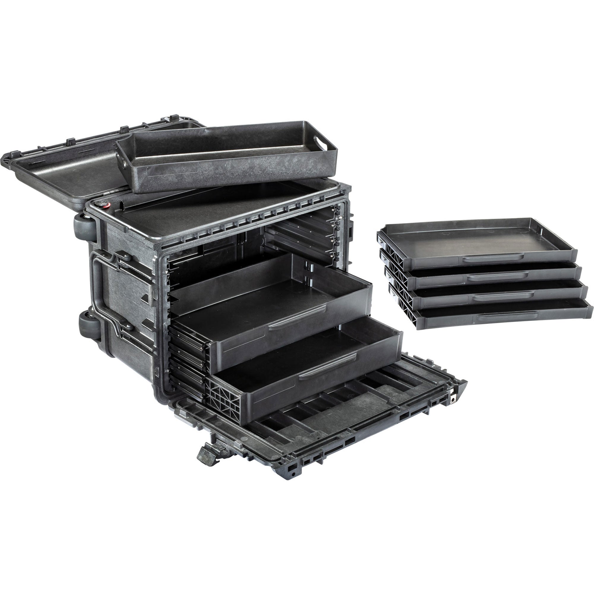 Pelican 0450SD4 Protector Mobile Tool Chest with 6 Drawers (Black)