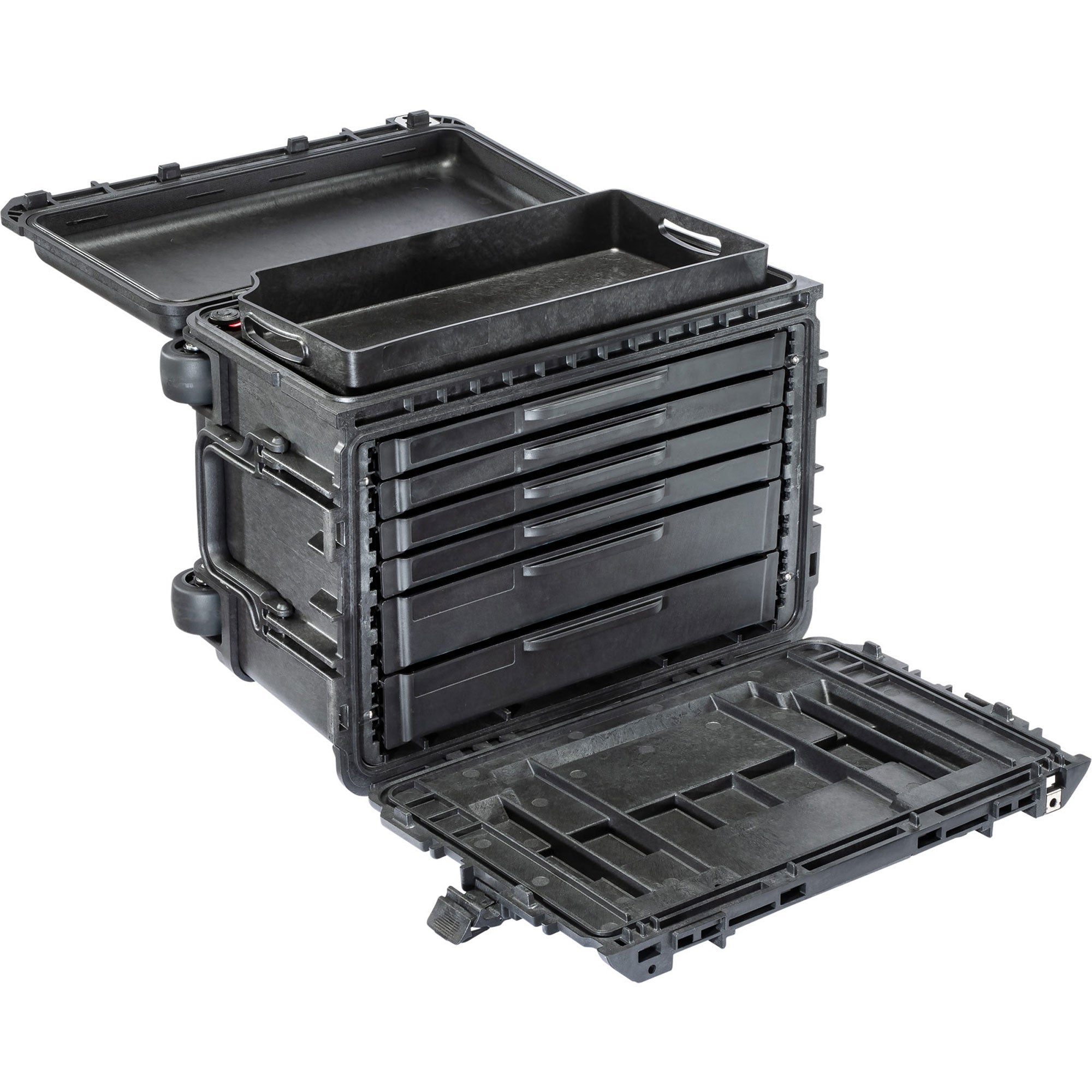 Pelican 0450SD4 Protector Mobile Tool Chest with 6 Drawers (Black)