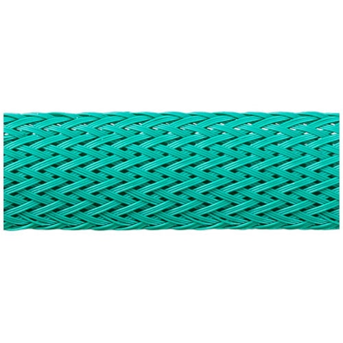 Techflex Flexo PET Expandable Braided Sleeving (1/4" Green, By the Foot)