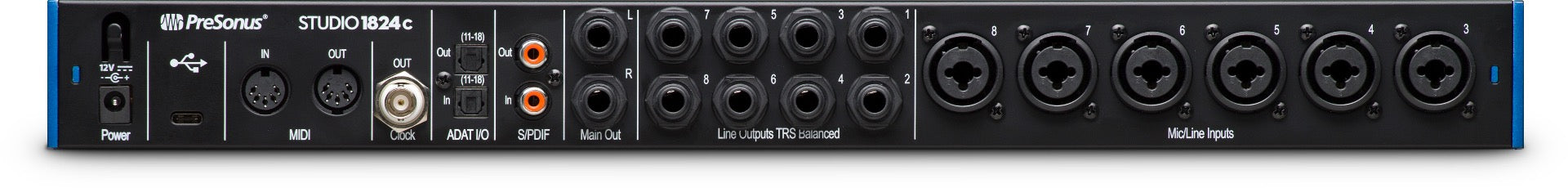 PreSonus Studio 1824c 18x20 USB Type-C Audio/MIDI Interface