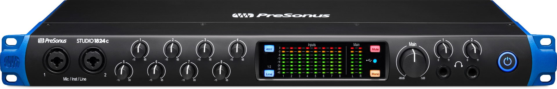 PreSonus Studio 1824c 18x20 USB Type-C Audio/MIDI Interface