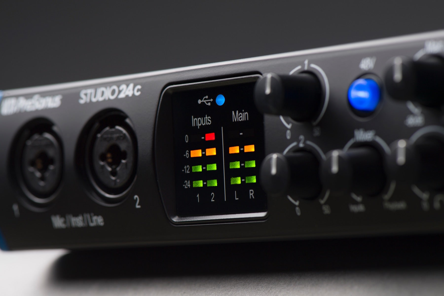 PreSonus Studio 24c 2x2 USB Type-C Audio/MIDI Interface