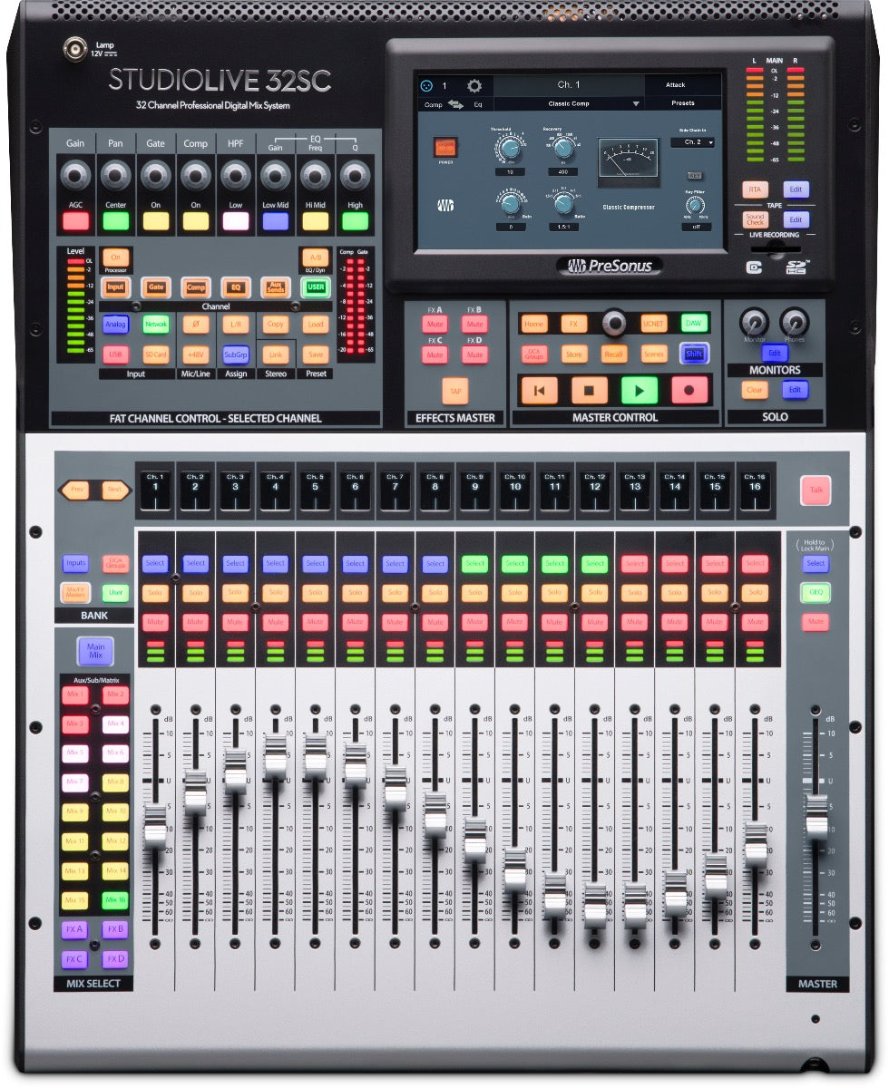 PreSonus StudioLive 32SC Series III S 32-Channel Subcompact Digital Mixer/Recorder/Interface