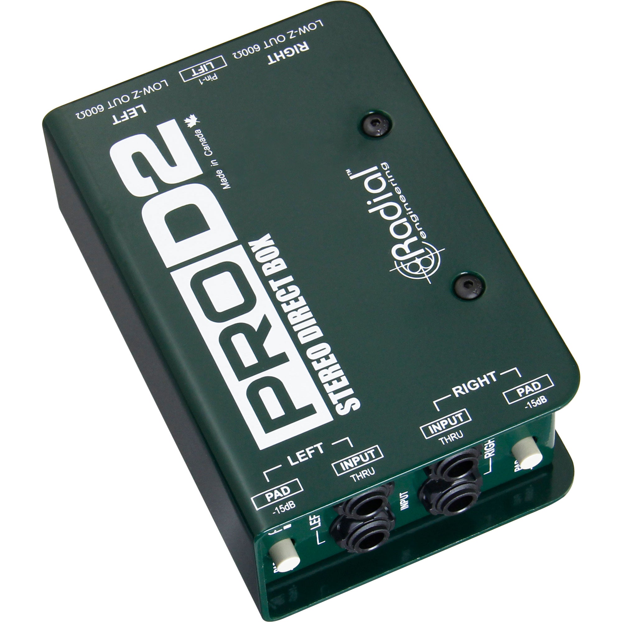 Radial Engineering ProD2 Stereo Passive Direct Box