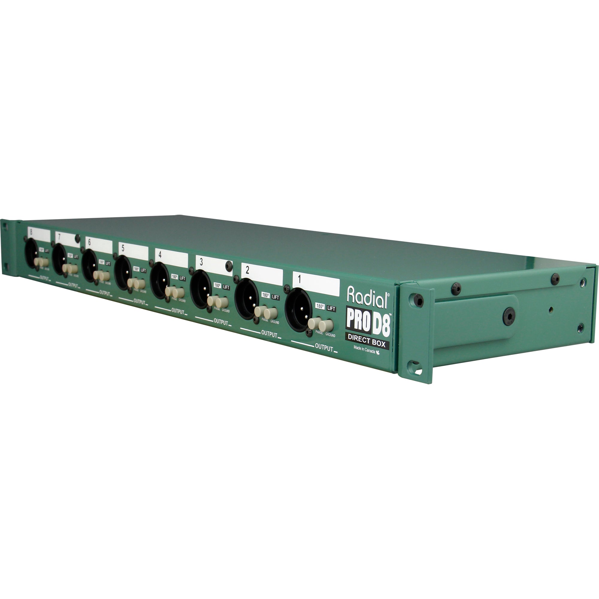 Radial Engineering ProD8 8-Channel Rackmount Passive Direct Box