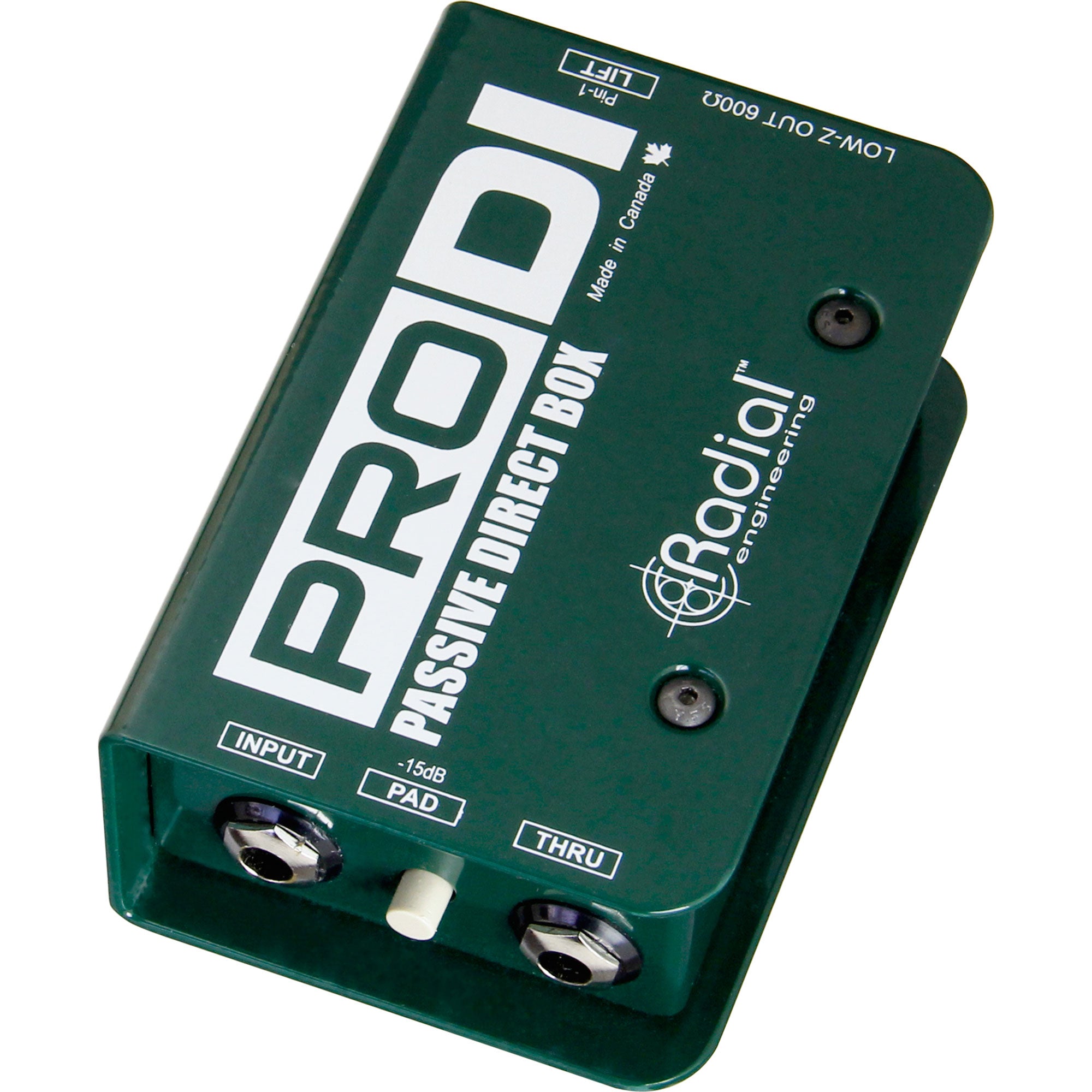 Radial Engineering ProDI Single Channel Passive Direct Box