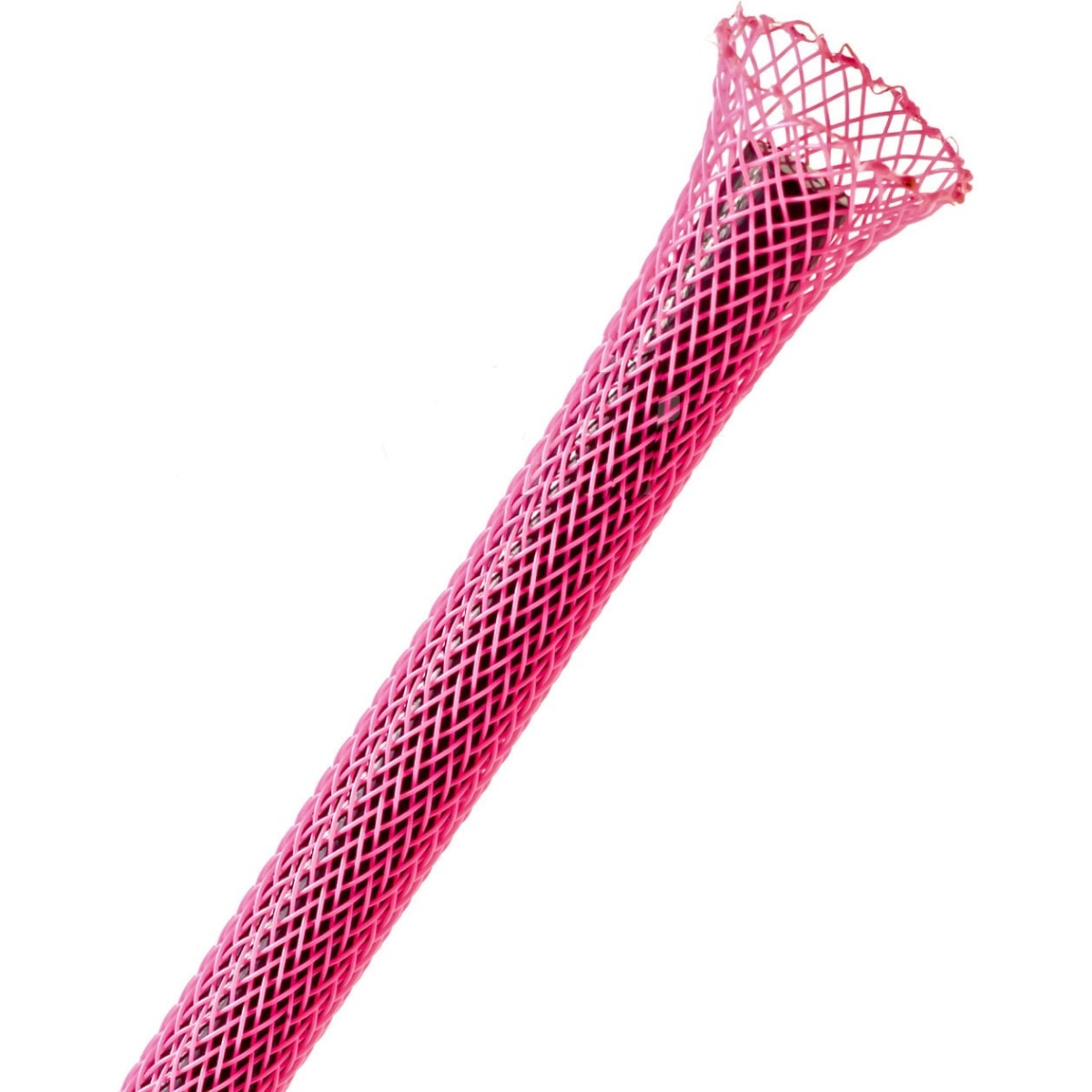 Techflex Flexo PET Expandable Braided Sleeving (1/4" Neon Pink, By the Foot)