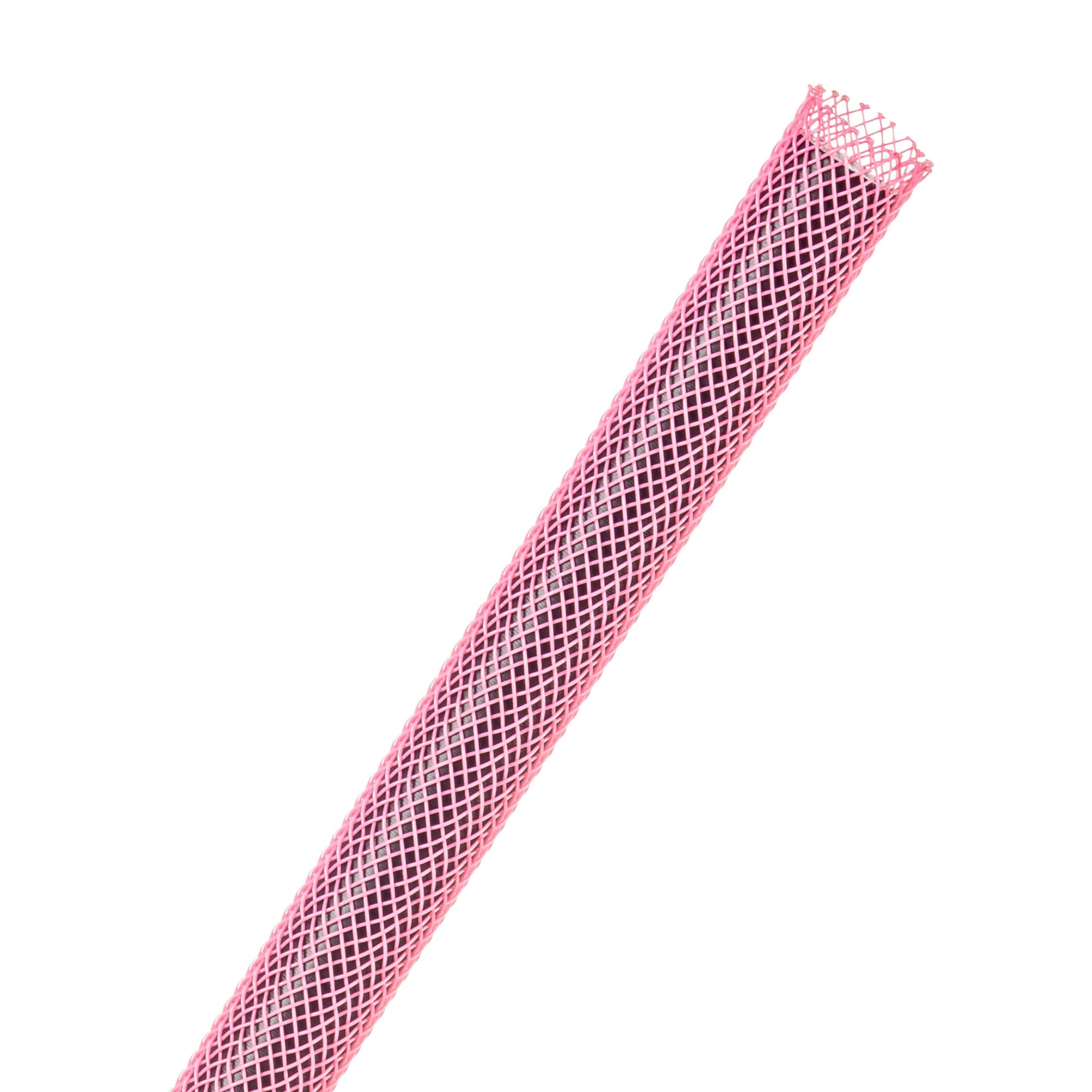 Techflex Flexo PET Expandable Braided Sleeving (1/4" Neon Pink, 1000' Spool)