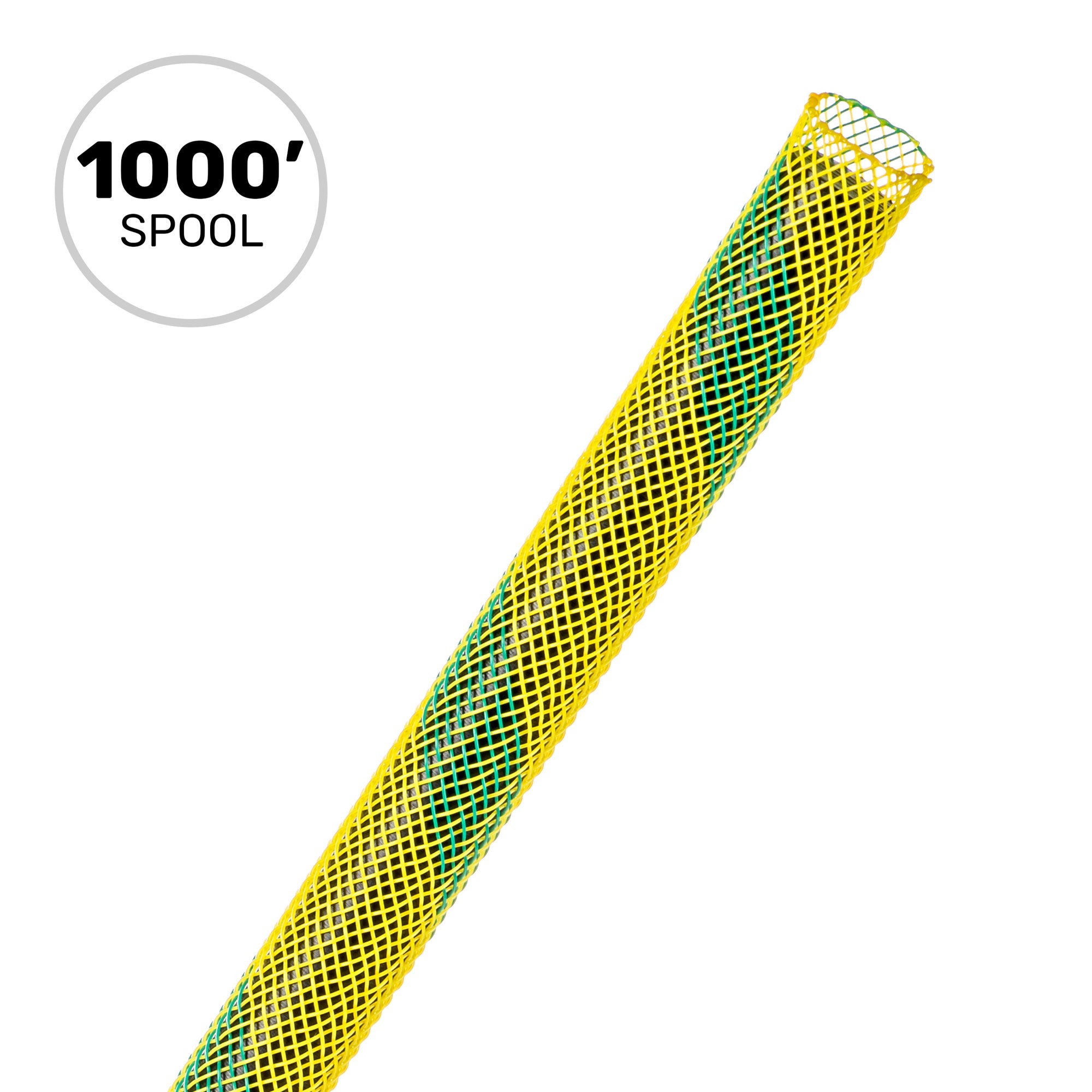 Techflex Flexo PET Expandable Braided Sleeving (1/4" Nitrox, 1000' Spool)