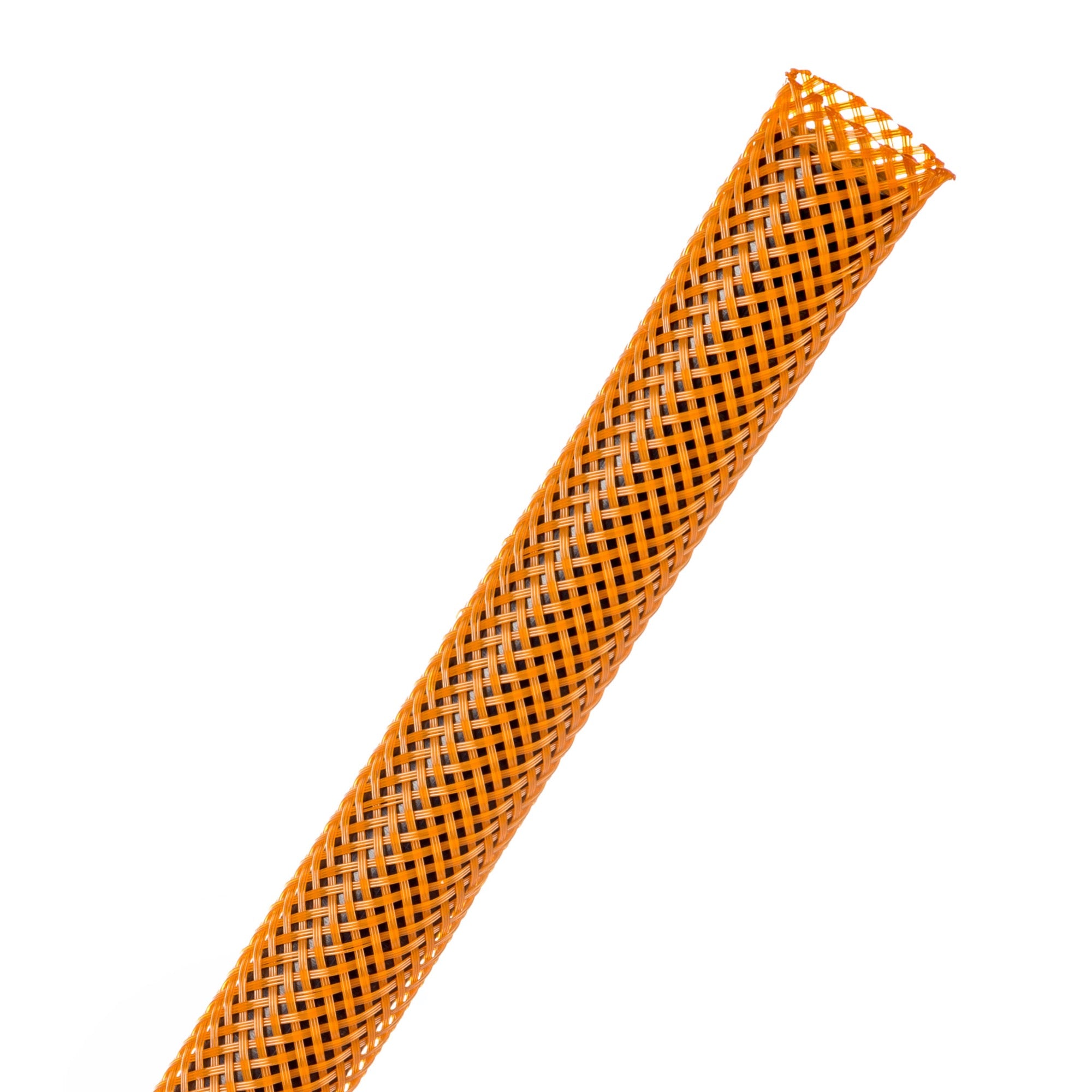 Techflex Flexo PET Expandable Braided Sleeving (3/8" Orange, 500' Spool)