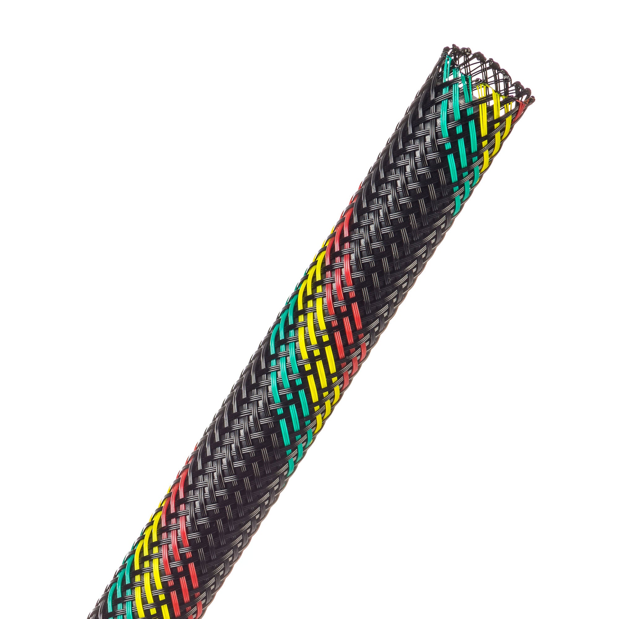 Techflex Flexo PET Expandable Braided Sleeving (3/8" Reggae, 500' Spool)