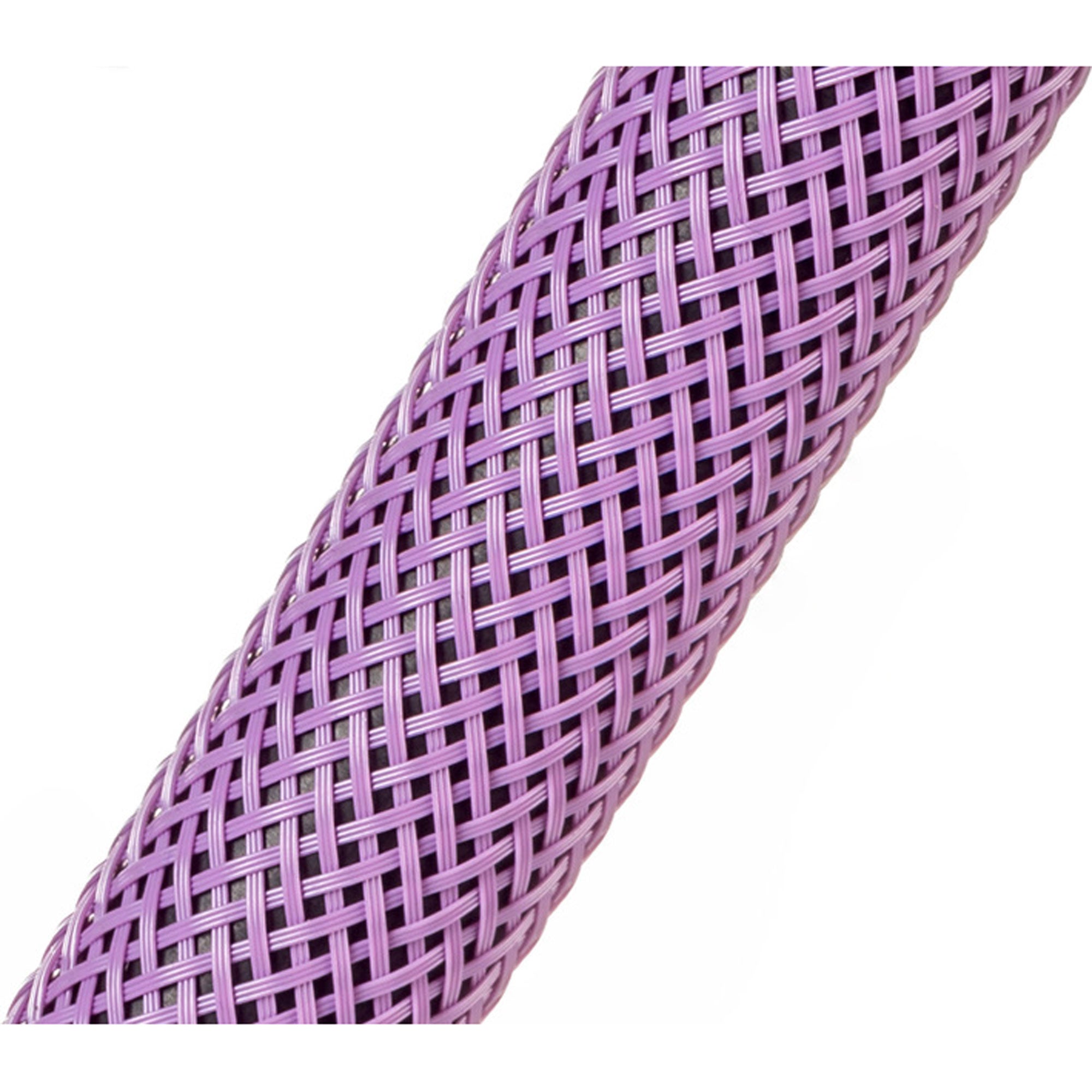 Techflex Flexo PET Expandable Braided Sleeving (1/4" Purple, 1000' Spool)