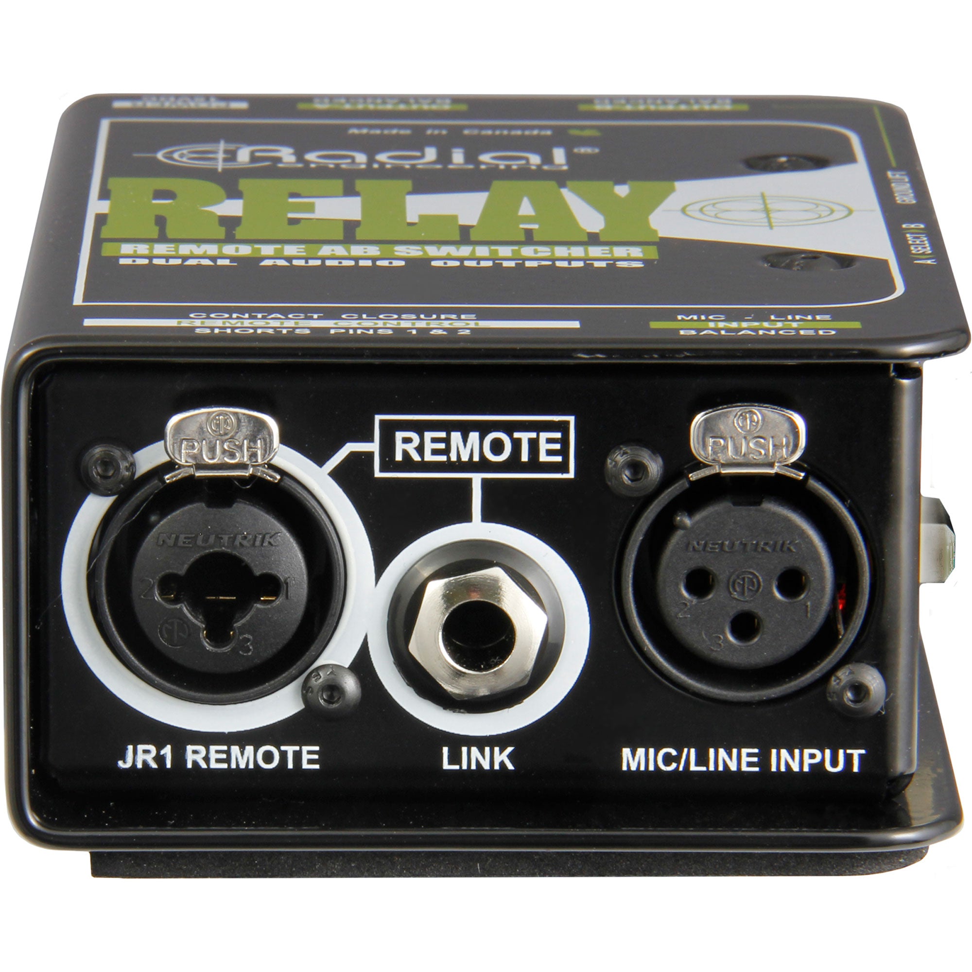 Radial Engineering Relay Xo Balanced Remote AB switcher